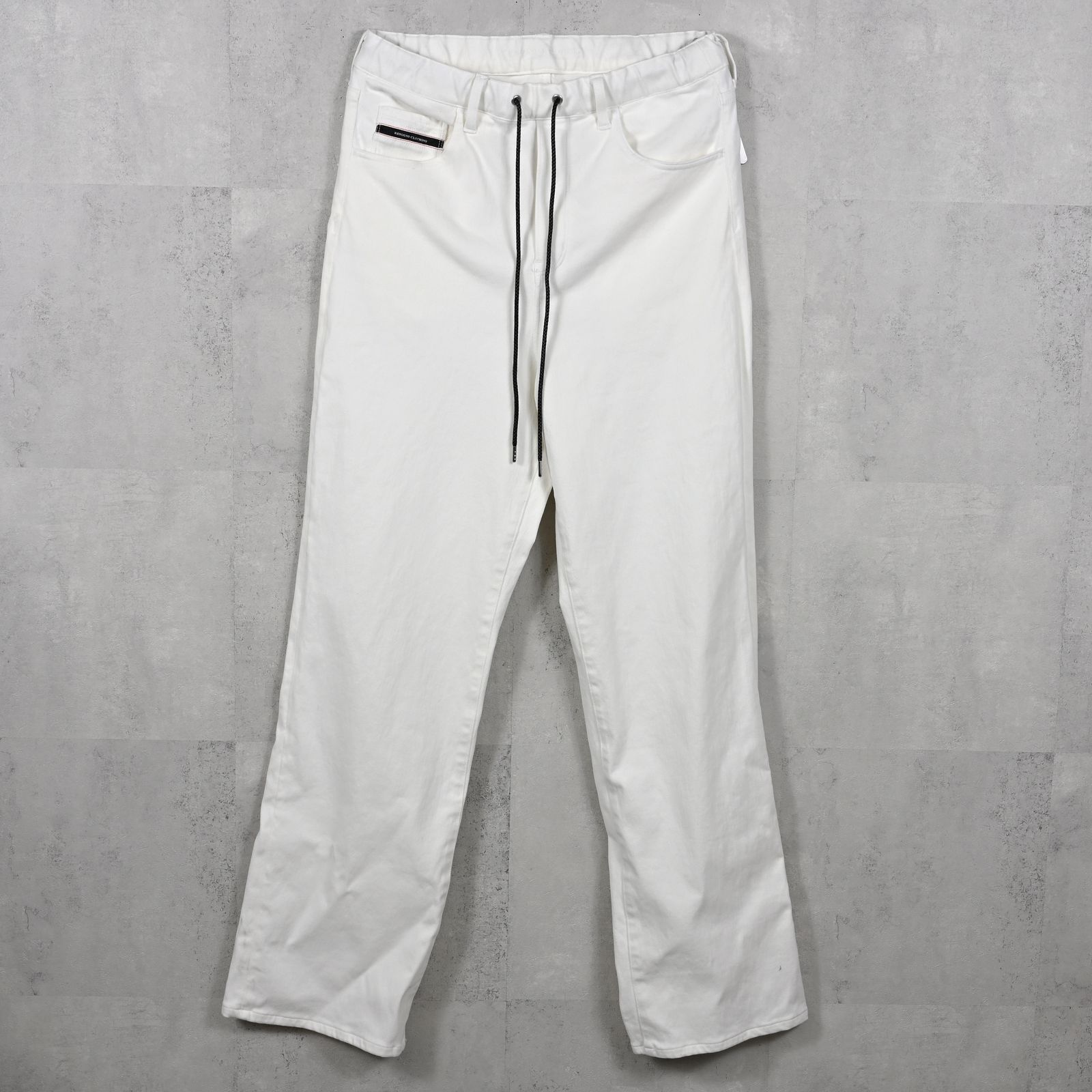 KING DENIM JERSEY / BASIC-ST-005 / デニムジャージバギーワイドパンツ / ホワイト (12月中旬入荷予定)