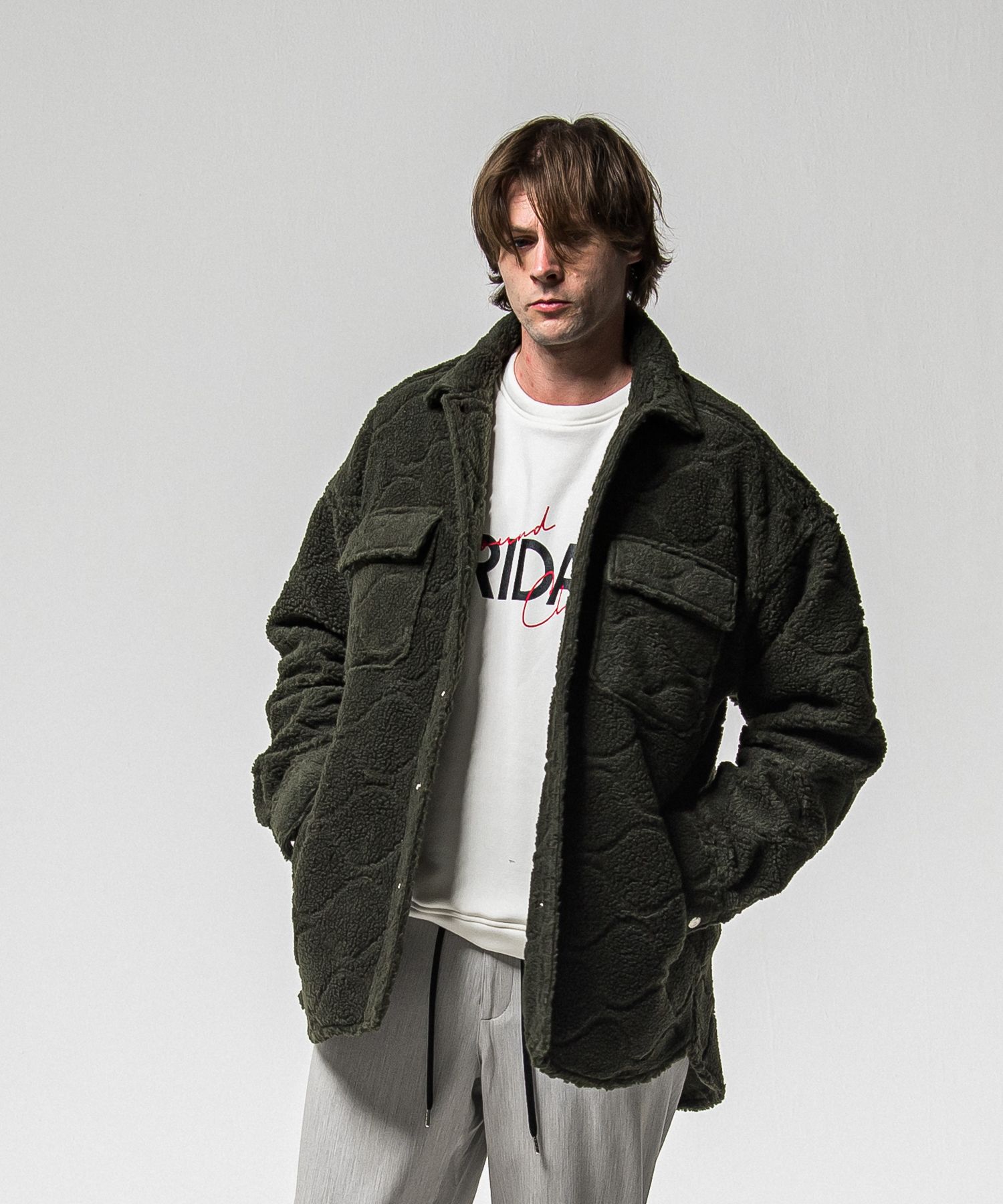 CPO BOA SHIRTS JK / RC38-JK-006 / ボアCPOシャツジャケット / カーキ (11月上旬入荷予定)