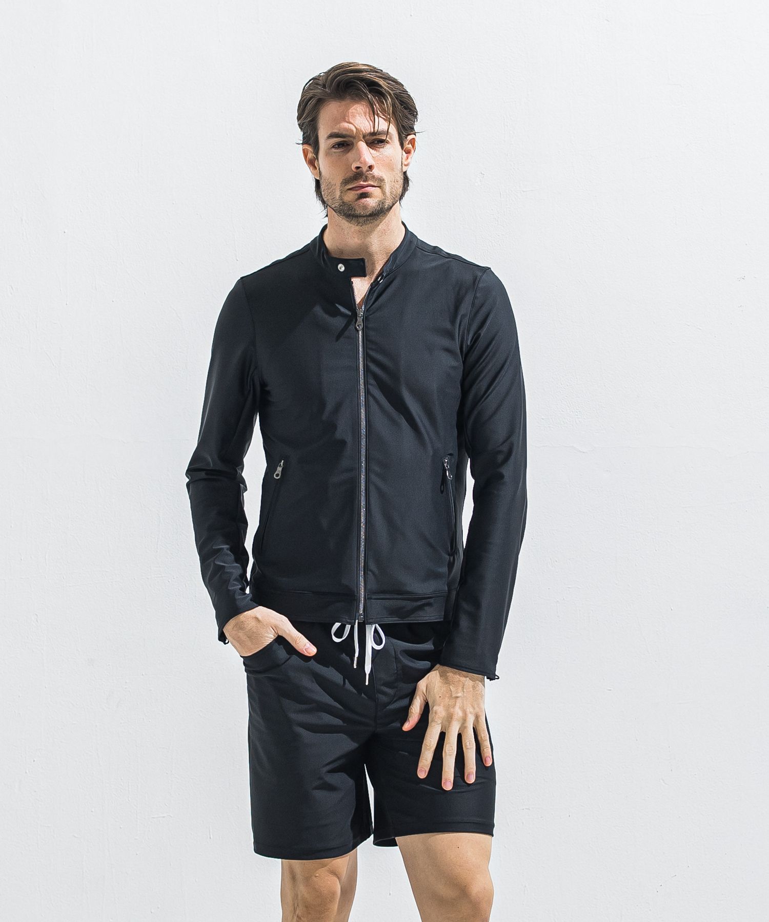 RUSH SB RIDERS / RC40-JK-001 / ラッシュガードシングルライダース / ブラック (5月下旬入荷予定)