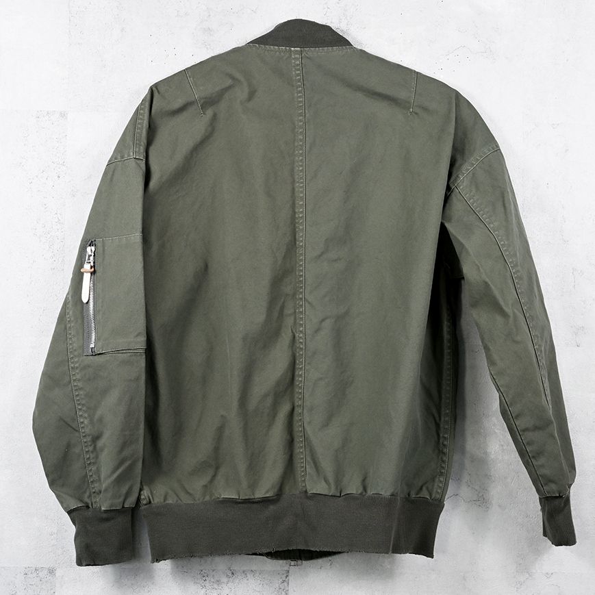 DAVID JACKET / RC41-JK-003 / ミリタリーライトMA-1 / ヴィンテージカーキ (8月下旬入荷予定)