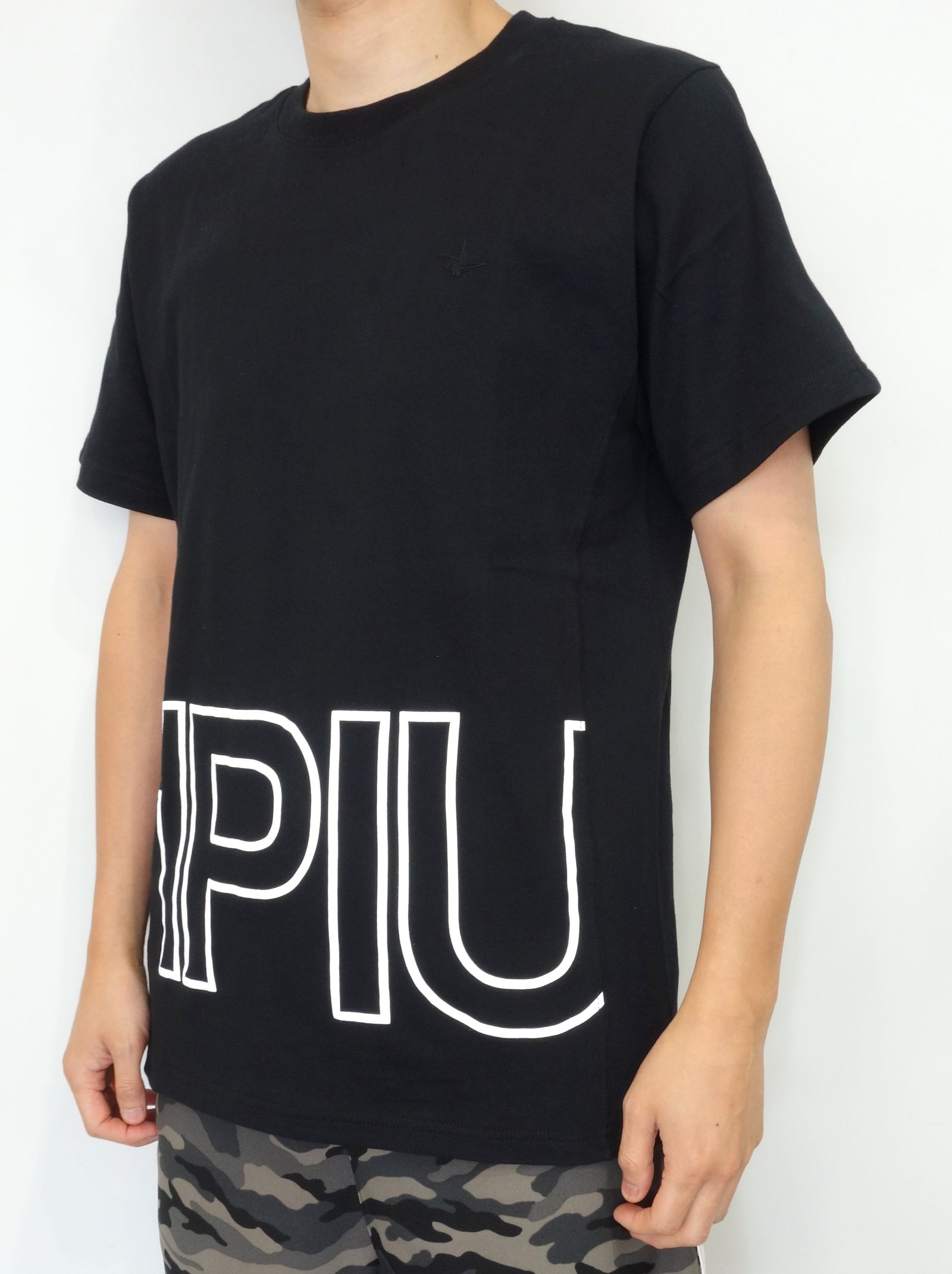 ハイデンシティBIGロゴ半袖Tシャツ / ust-21010