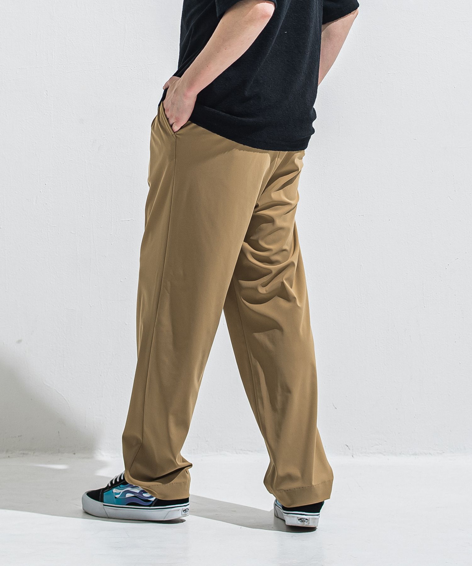 BEN PANTS / RC40-ST-038 / スーパーワイドパンツ / ブラウン (5月中旬入荷予定)