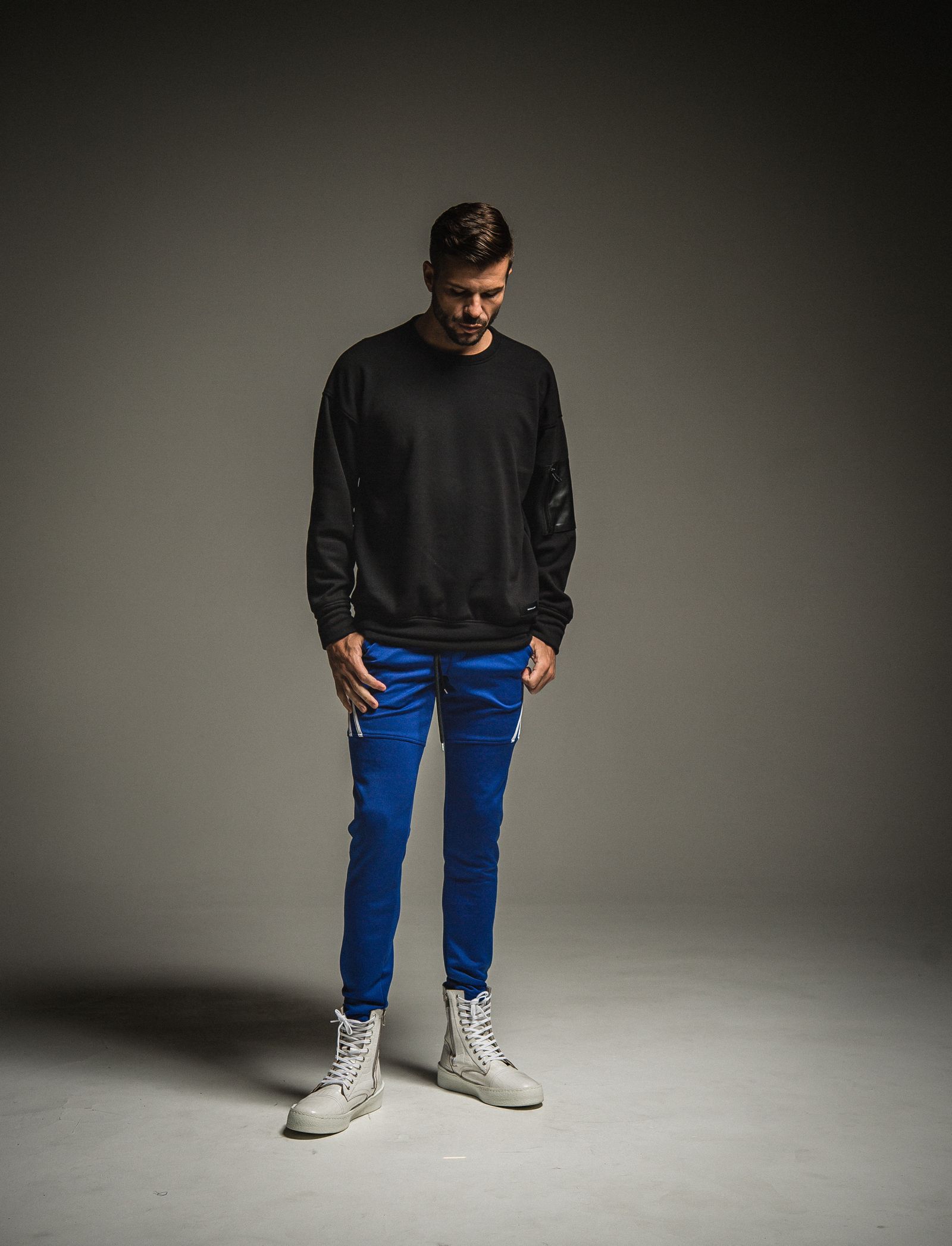 VELOURS FLEECE DROP TRAINER / RC22-C-004 / フリーストレーナー