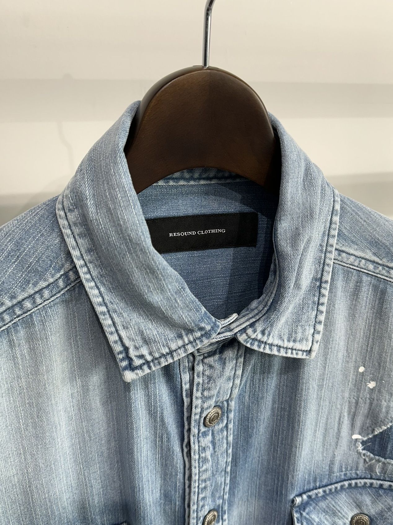 OVER DENIM SHIRTS / RC33-SH-002 / オーバーデニムシャツ / ライトインディゴ