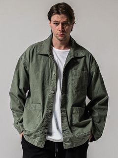 RC CAVER ALL / RC39-JK-004 / デニムカバーオール / ダックカーキ (3月中旬入荷予定)