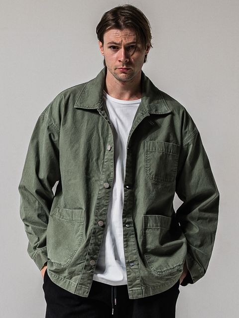 RC CAVER ALL / RC39-JK-004 / デニムカバーオール / ダックカーキ (3月中旬入荷予定)