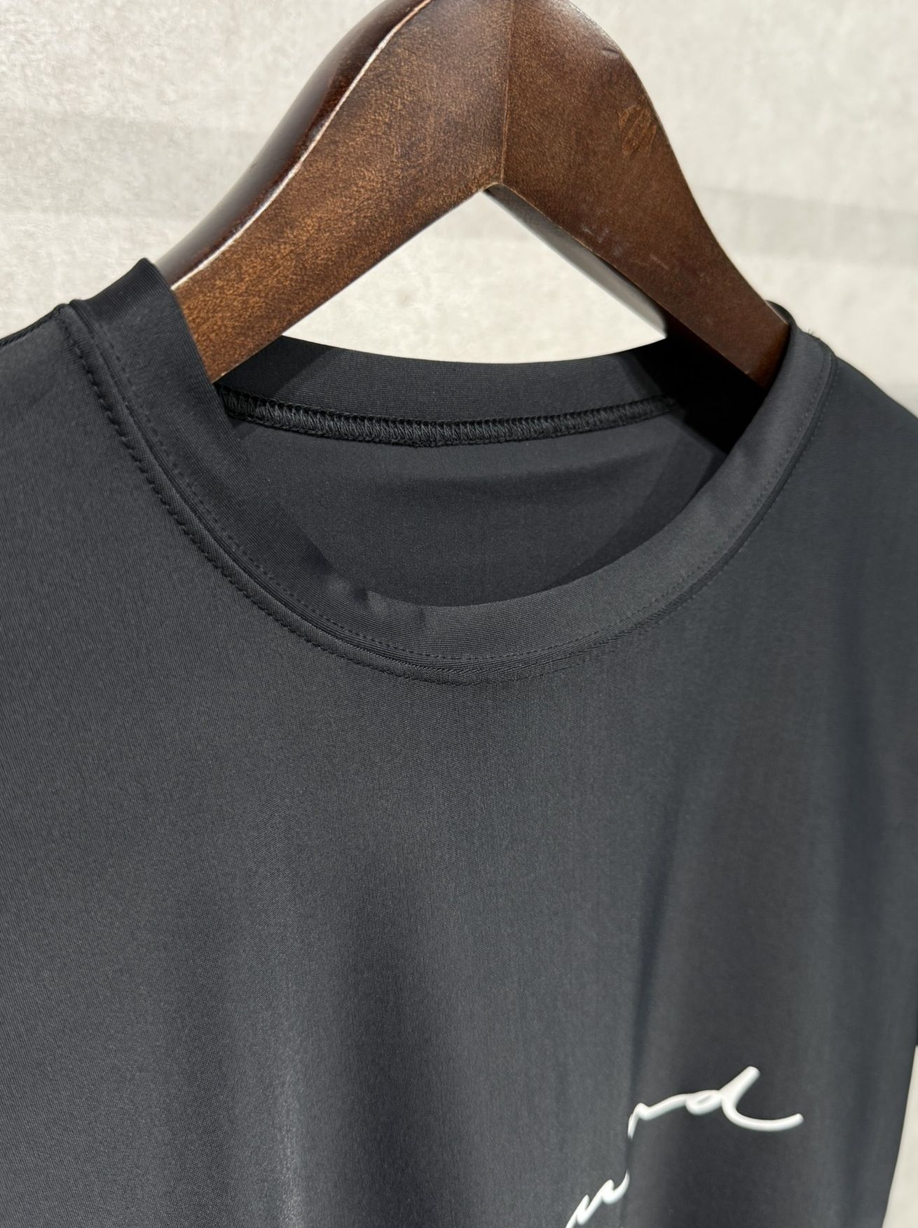 HANDWRITING RUSH BASIC T / RC36-T-013 / ハンドライティングロゴラッシュガードTシャツ / ブラック