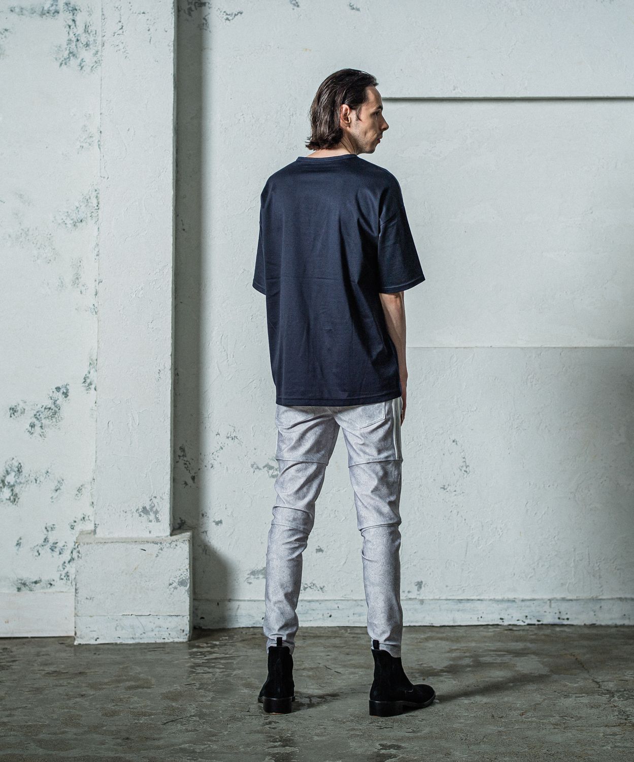 FINEST BASIC LOOSE T / RC35-T-007 / 最高品質コットンビッグTシャツ / ネイビー