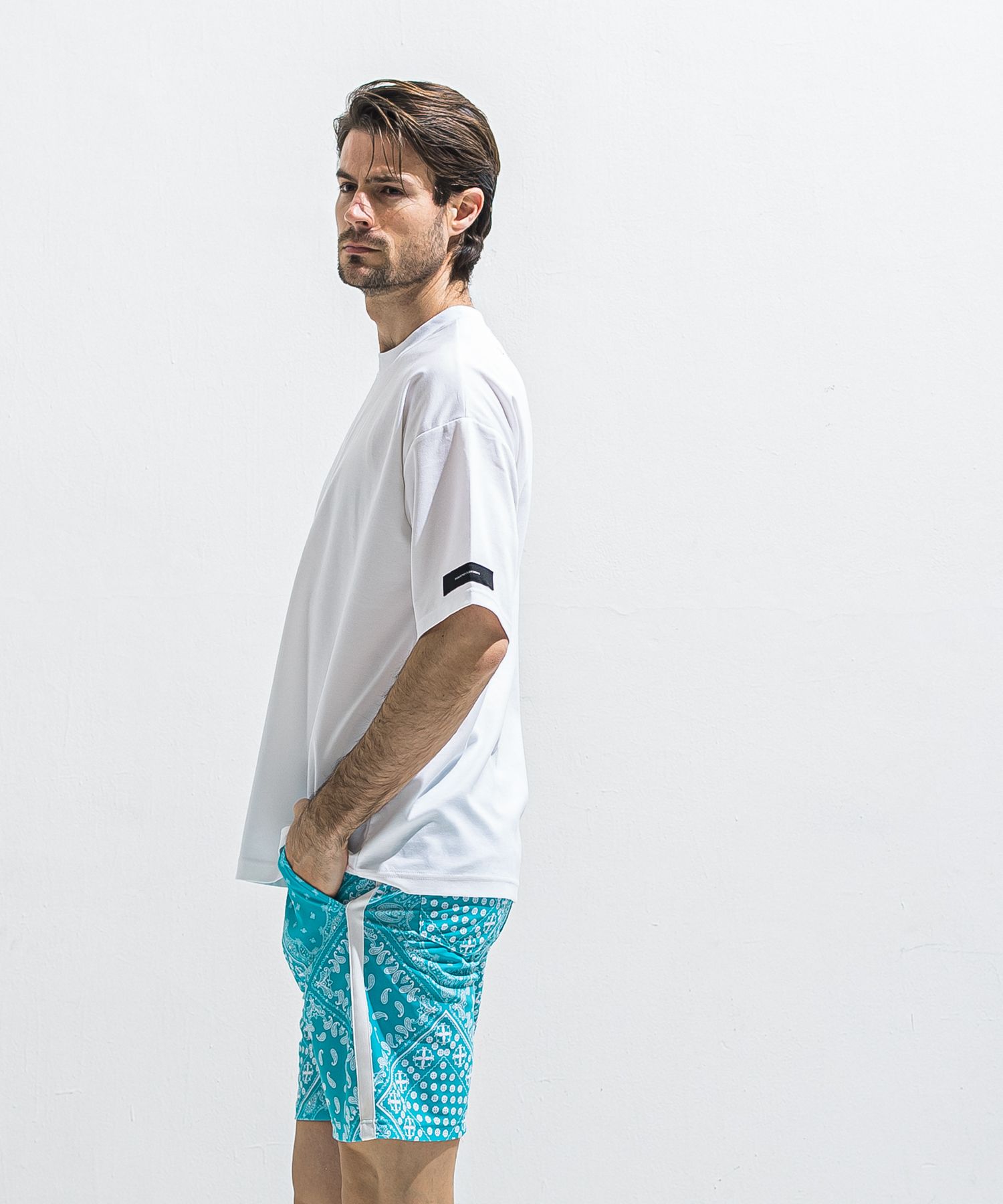 REV MESH OVER TEE / RC40-T-004 / メッシュビッグTシャツ / ホワイト (6月中旬入荷予定)