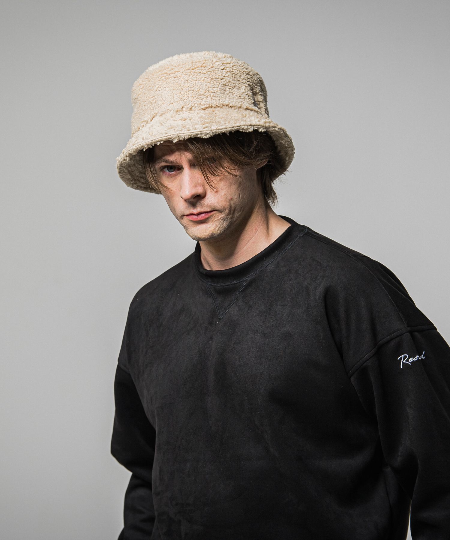 BOA BUCKET HAT / RC38-CAP-002 / ボアバケットハット / ベージュ (12月上旬入荷予定)