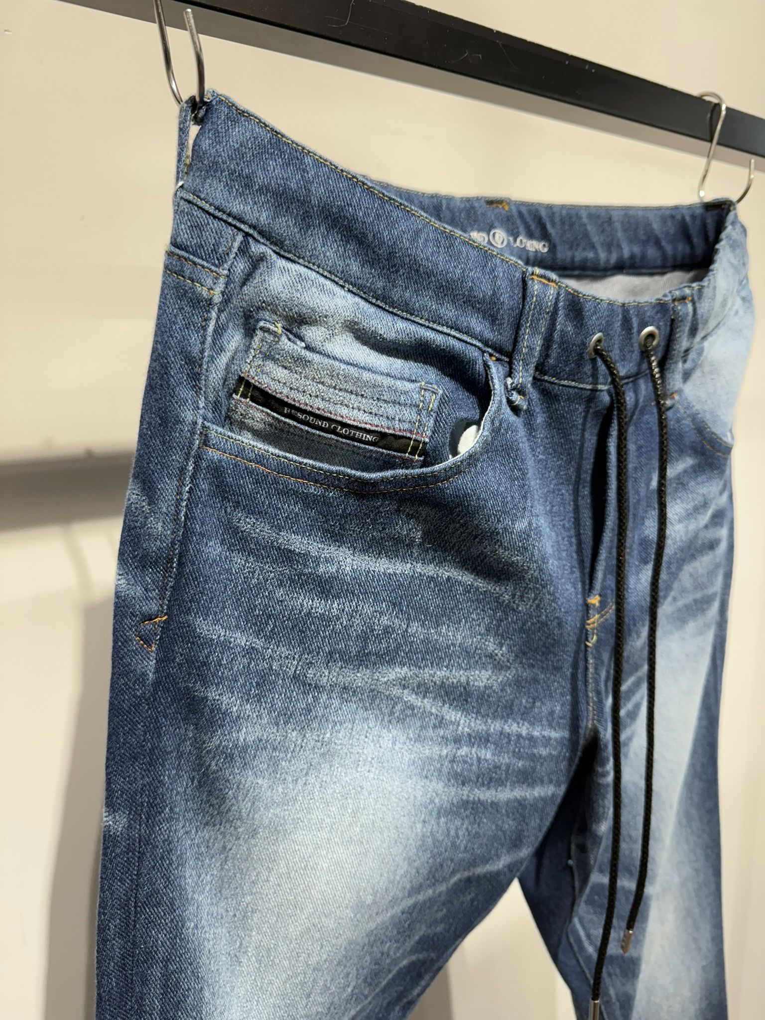 MICK DENIM JERSEY / RC35-ST-020 / デニムジャージテーパードパンツ / インディゴユーズド