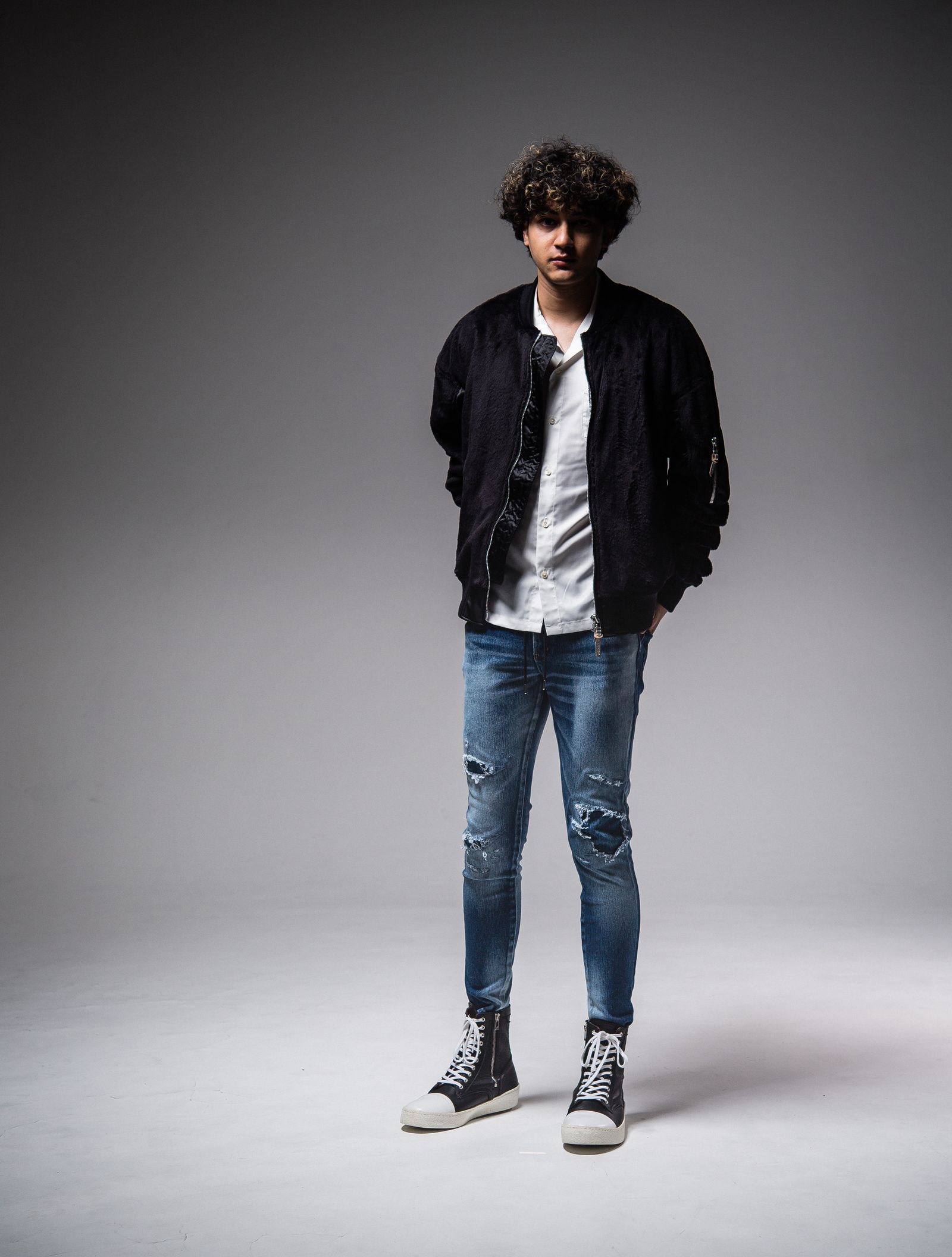 DAVID JACKET / RC25-JK-003 / MA-1 / ボアブラック