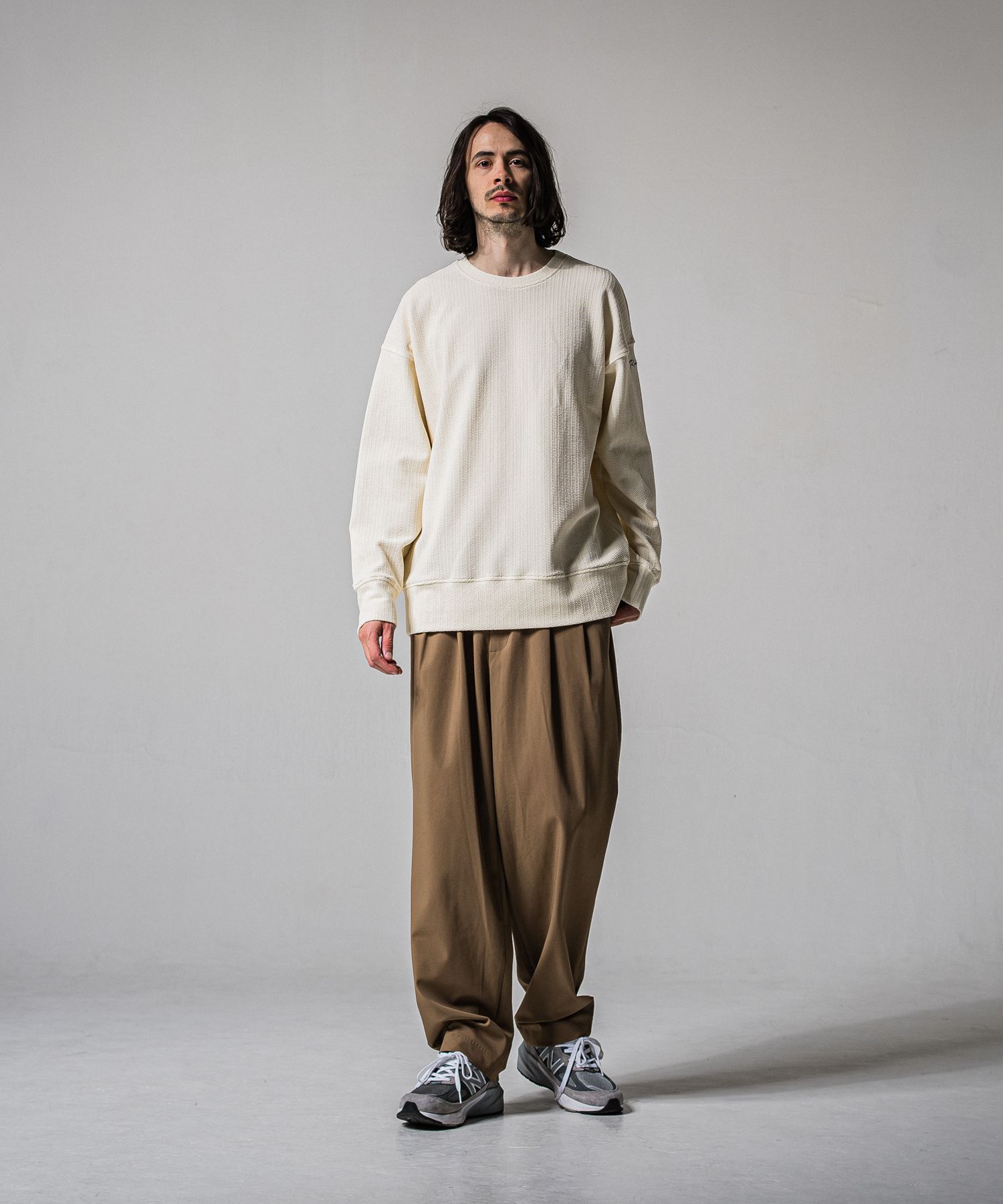 BEN PANTS / RC39-ST-038 / スーパーワイドパンツ / ベージュ (1月中旬入荷予定)