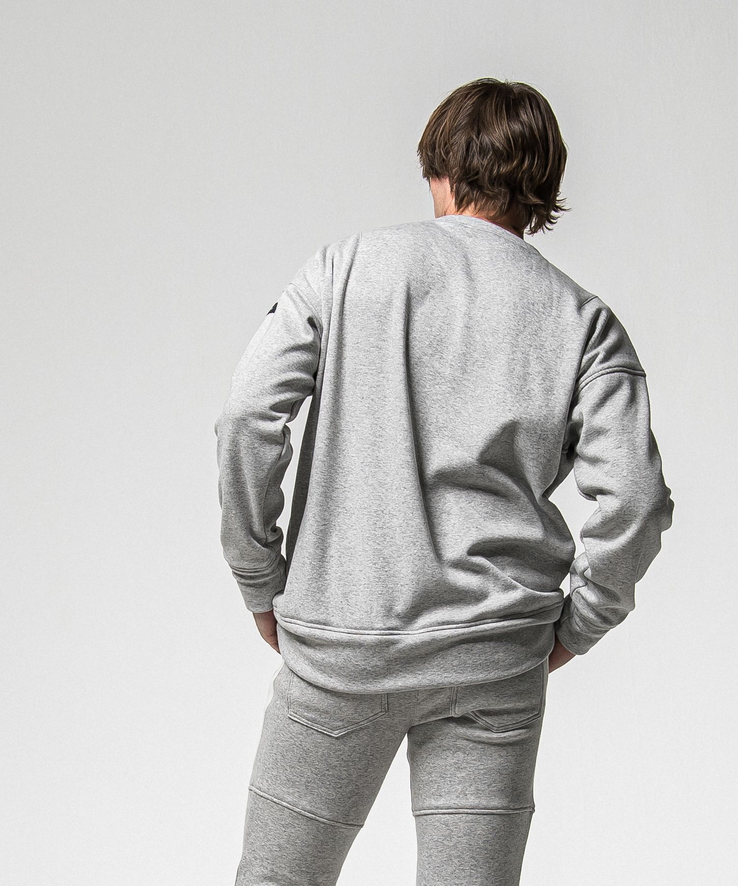 【FRIDAYコラボ】 FRIDAY OLD LOGO VELOURS FLEECE TRAINER / RCF1-C-003 / 裏起毛FRIDAYオールドロゴトレーナー / グレー (11月上旬入荷予定)