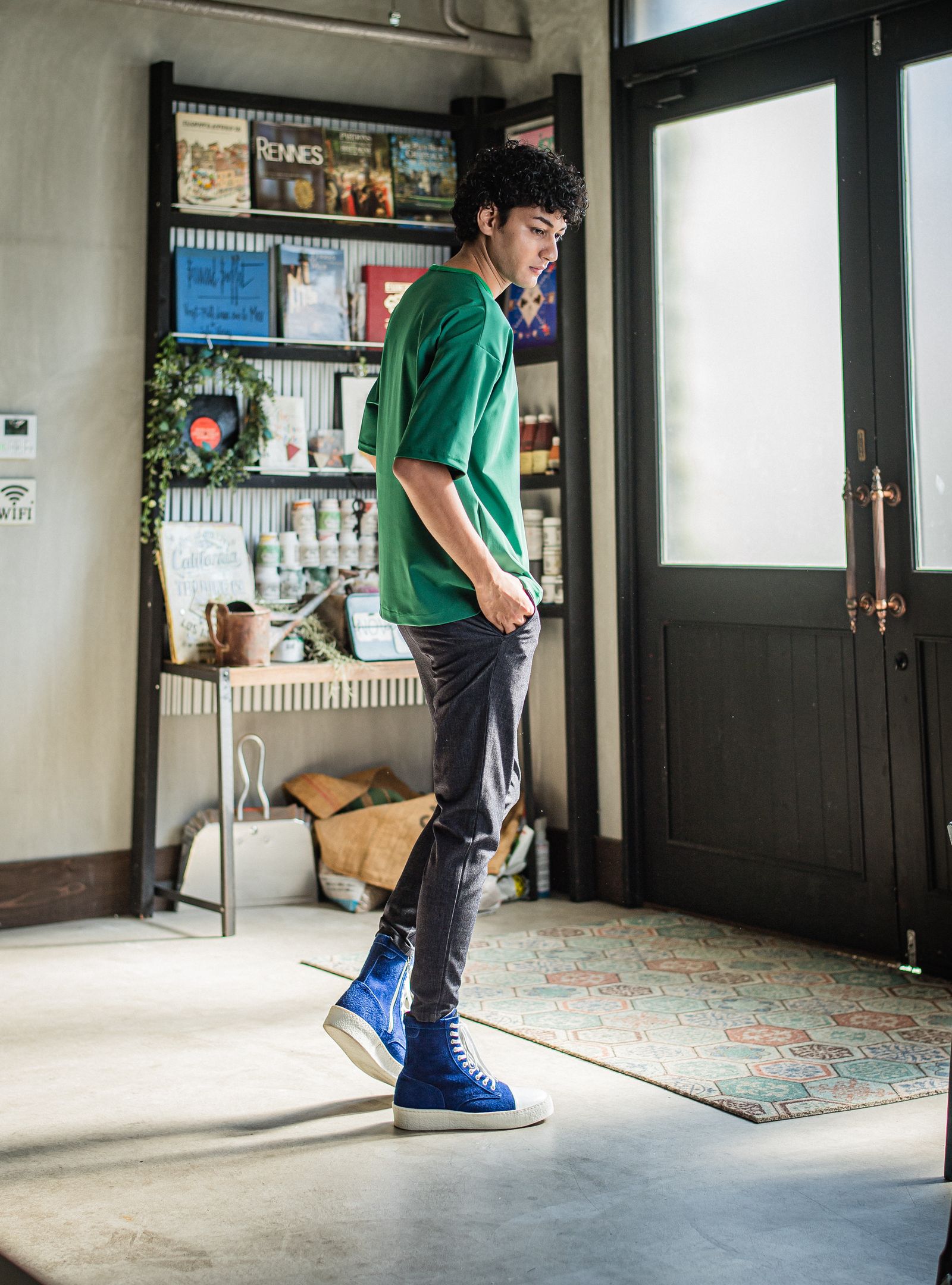 PAT TIGHT EASY PANTS / RC31-ST-037 / ベルト付きイージーパンツ / デニム