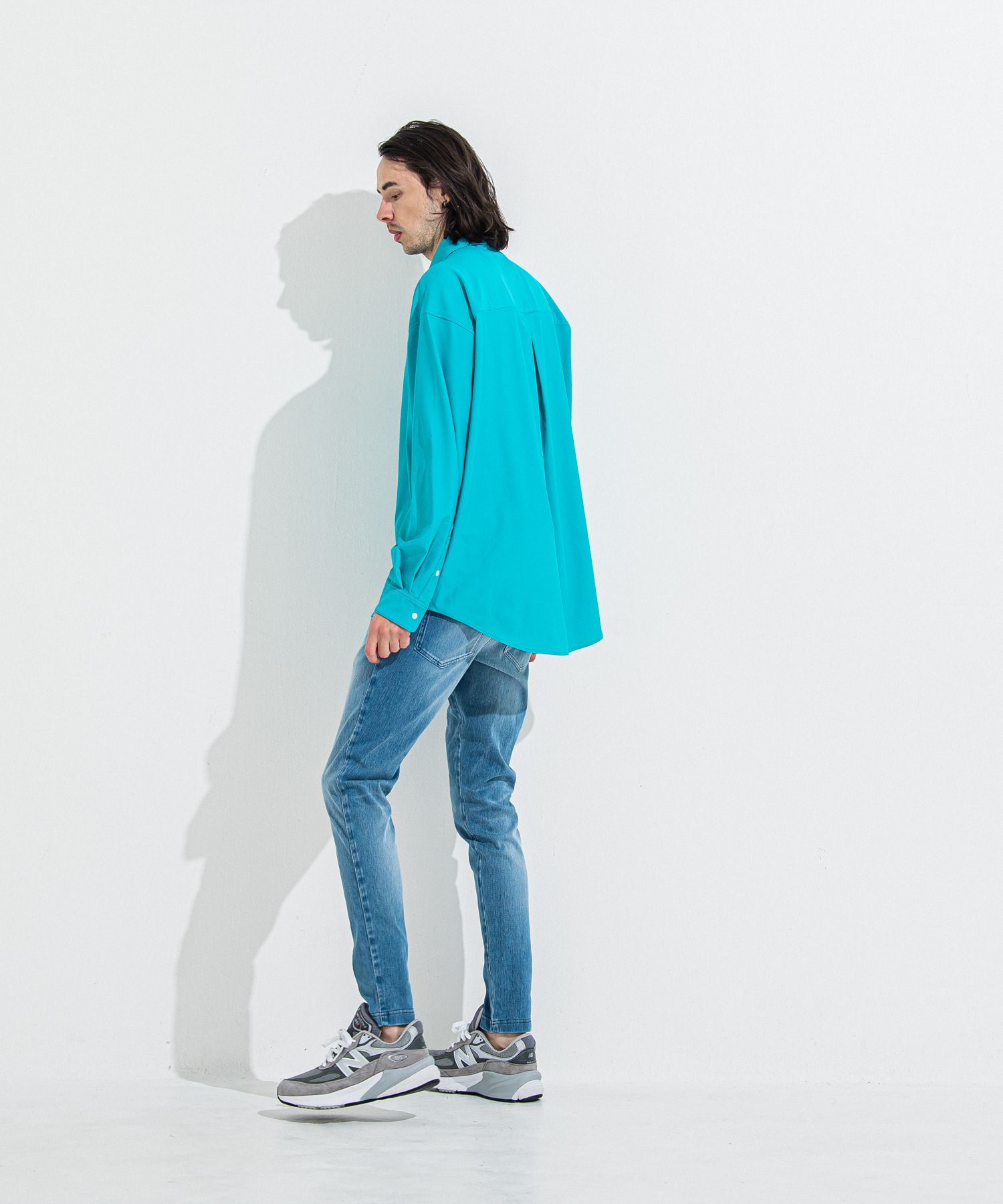 DENIM JERSEY CHRIS EASY TUCK PT / RC36-ST-016TD / ライトオンスデニムジャージイージータックパンツ / ライトインディゴ
