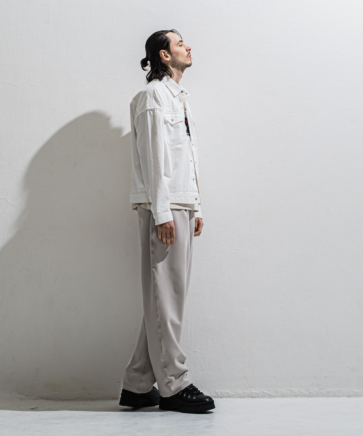 EMILIO DB WIDE PANTS / DP1-ST-003 / ダンボールジャージスーパーワイドパンツ / グレージュ (3月中旬入荷予定)