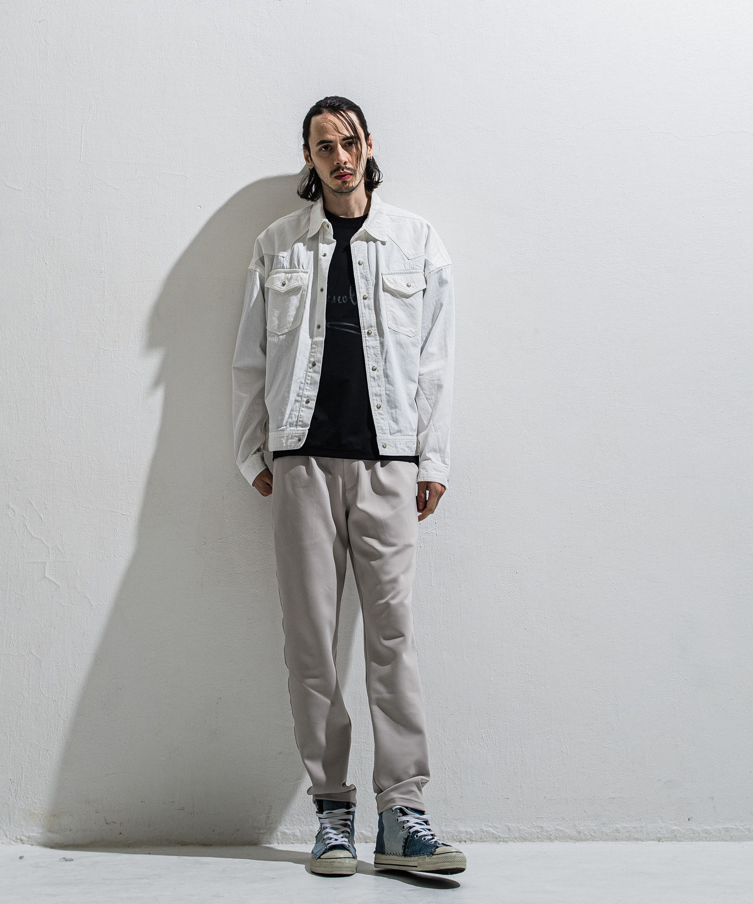 GAVIRIA DB EASY PANTS / DP1-ST-002 / ダンボールジャージイージーパンツ / グレージュ (3月中旬入荷予定)