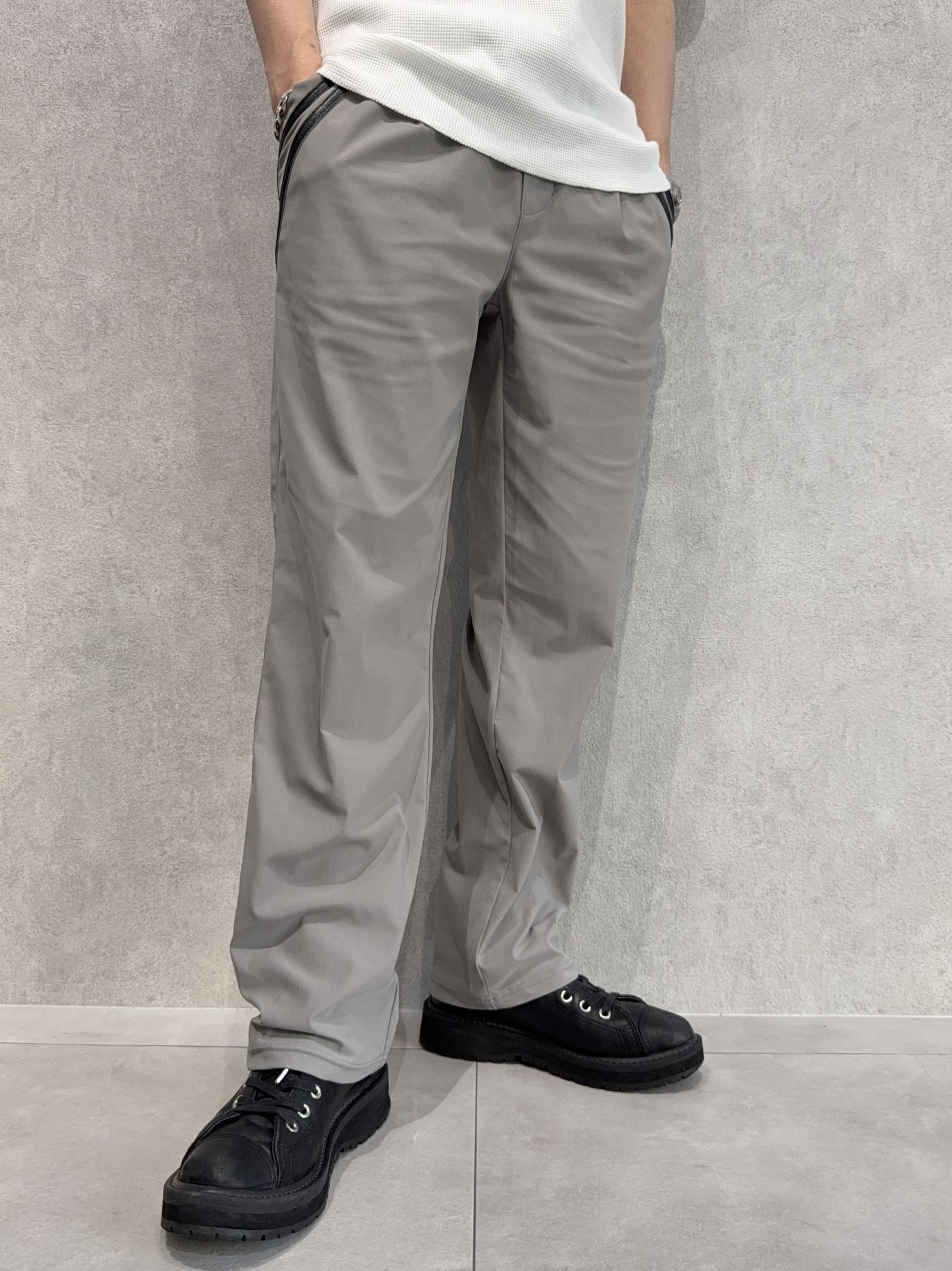 EDGE NYLON SEMI WIDE PT / RC40-ST-014WT / エッジナイロンセミワイドラインパンツ / グレー