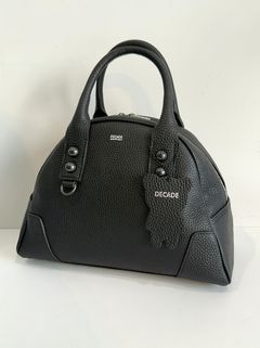 オイルドレザー ミニボストントートバッグM / DCD-01316H / ブラック×レインボージップ