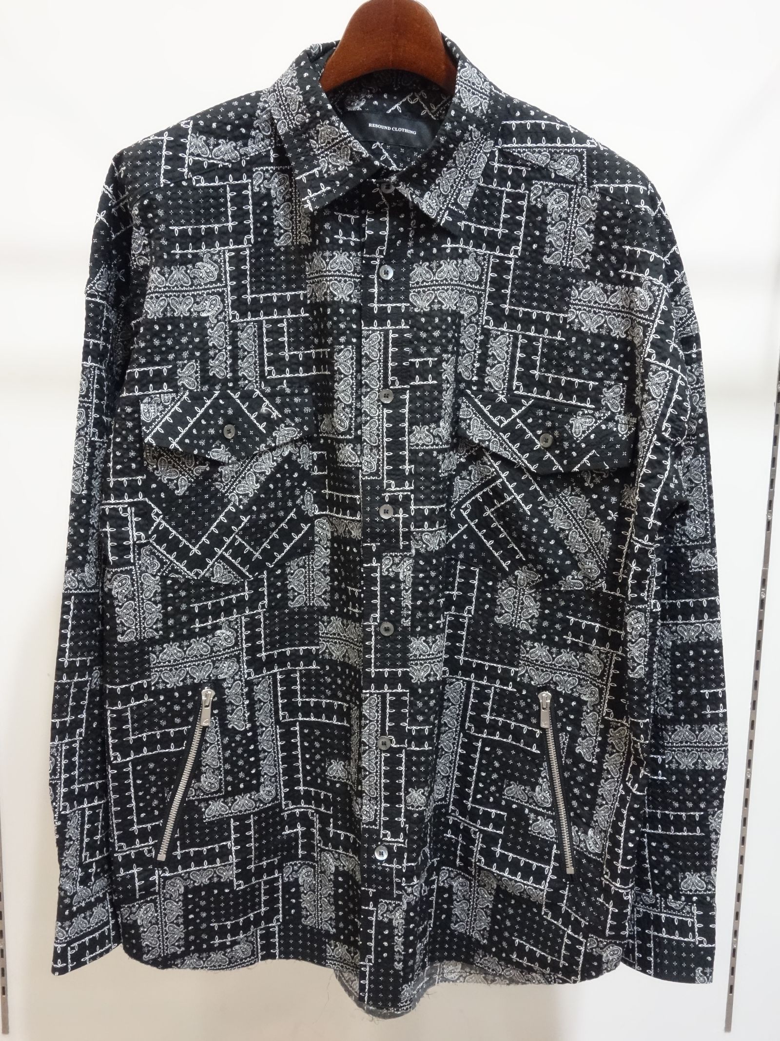 【※期間限定販売※】 BANDANA OVER GOWN SHIRTS / RC19-SH-002 / バンダナオーバーシャツ