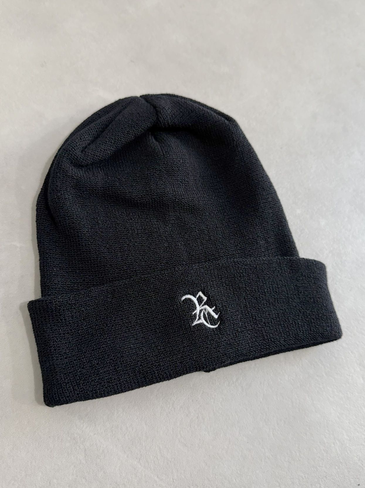 LINEN KNIT CAP / RC39-CAP-001 / コットンリネンニットキャップ / ブラックRC
