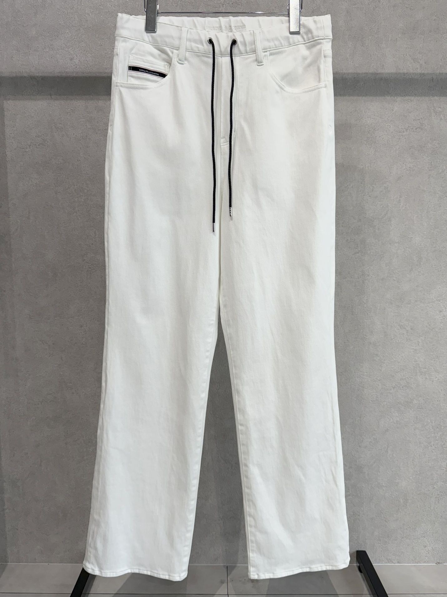 KING DENIM JERSEY / BASIC-ST-005 / デニムジャージ バギーワイドパンツ / ホワイト