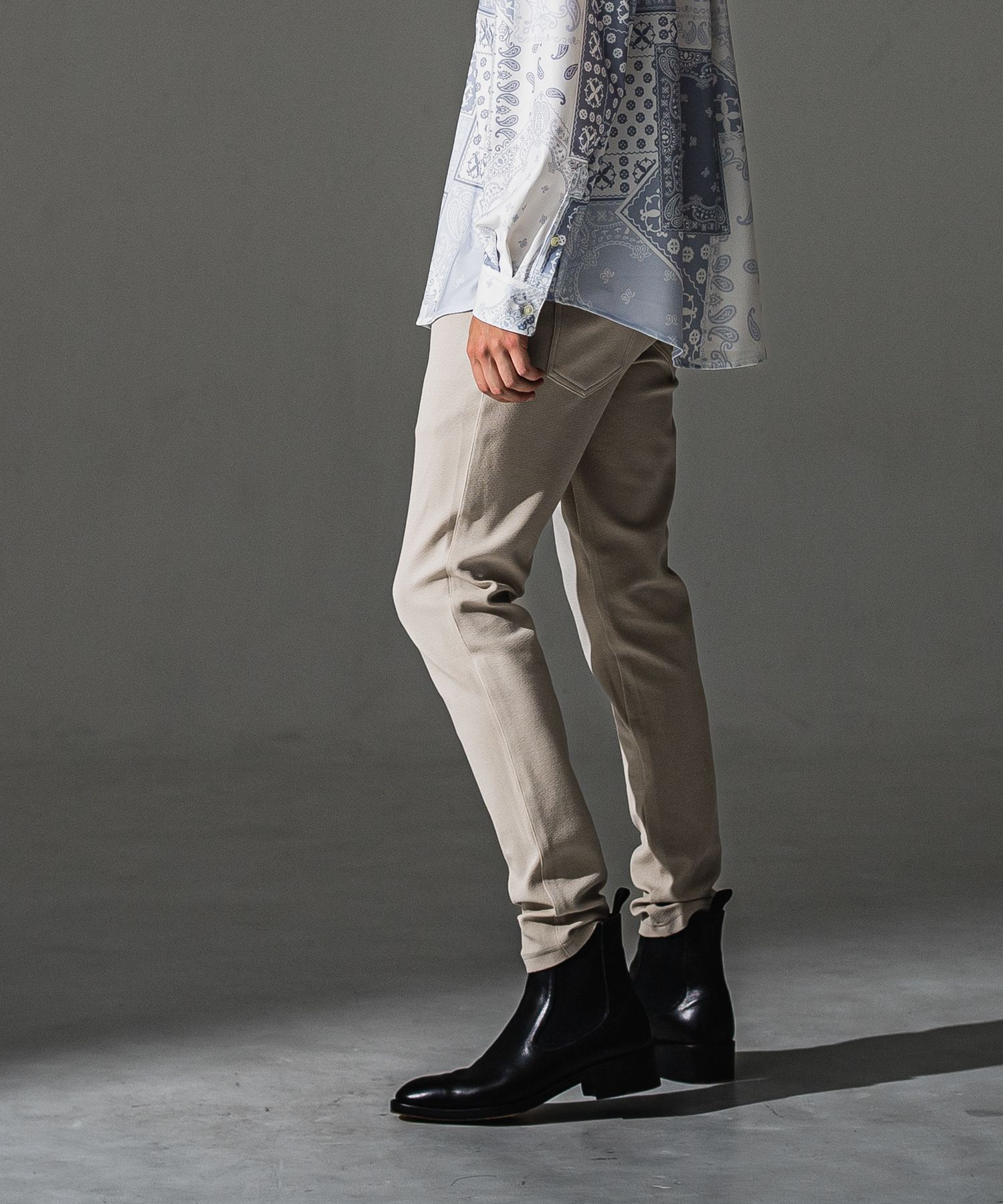 CHRIS EASY BLISTER TUCK PANTS / RC41-ST-016T / イージータックパンツ / ブリスターベージュ (7月下旬入荷予定)