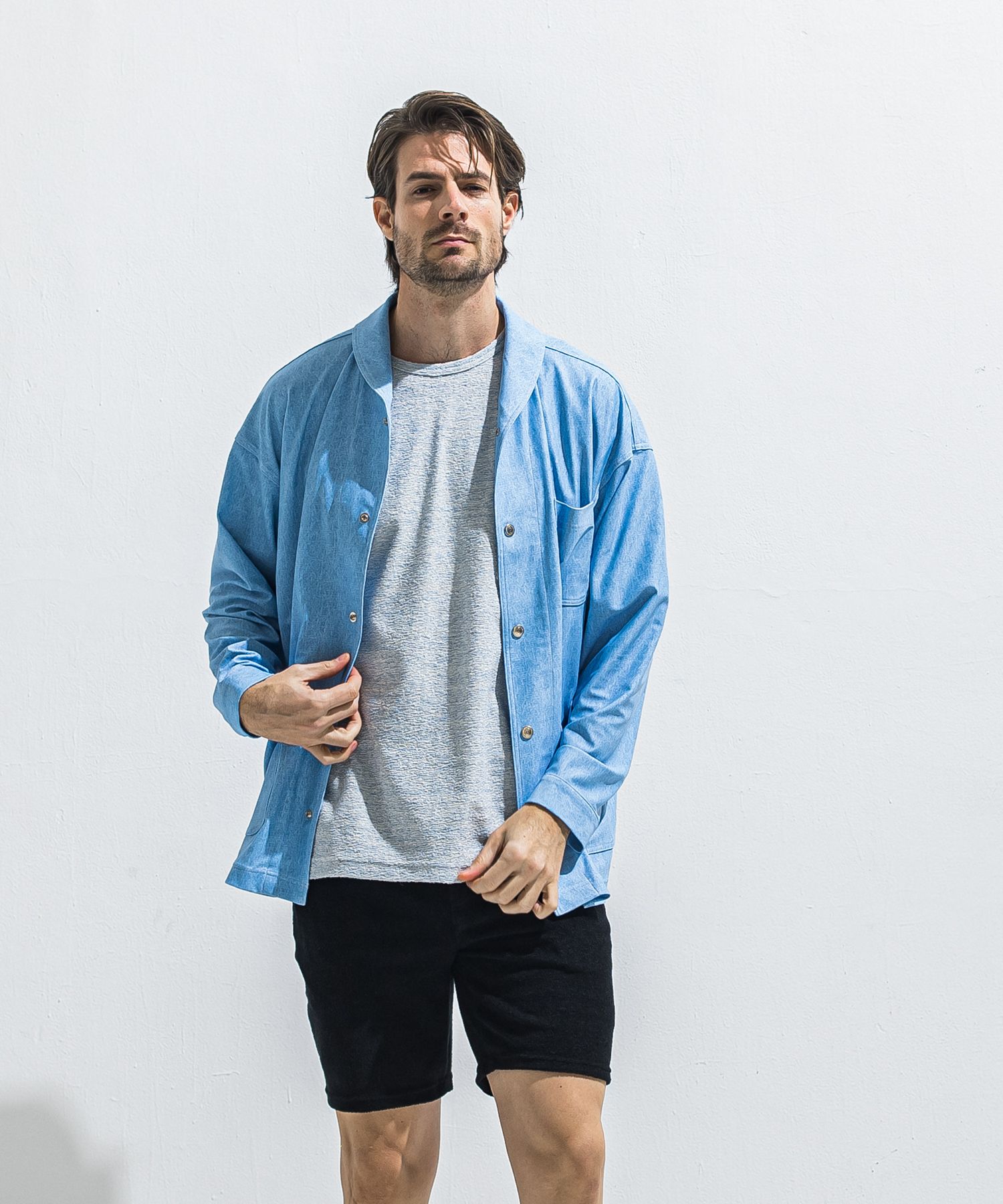 RUSH CAVER ALL / RC40-JK-002 / ラッシュガードカバーオール / ライトインディゴ (5月中旬入荷予定)