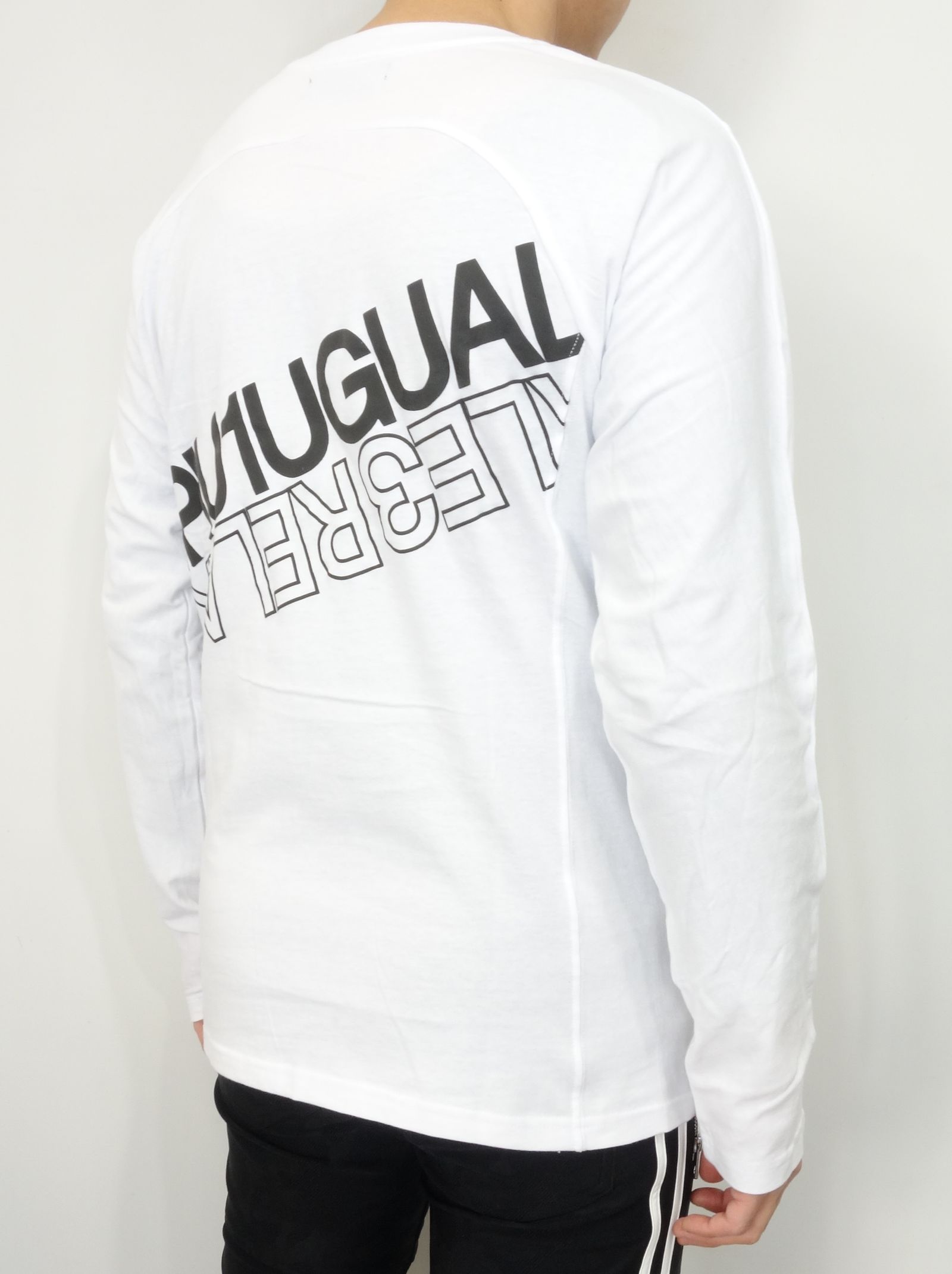 ハイデンシティダブルロゴ長袖Tシャツ / ust-21002