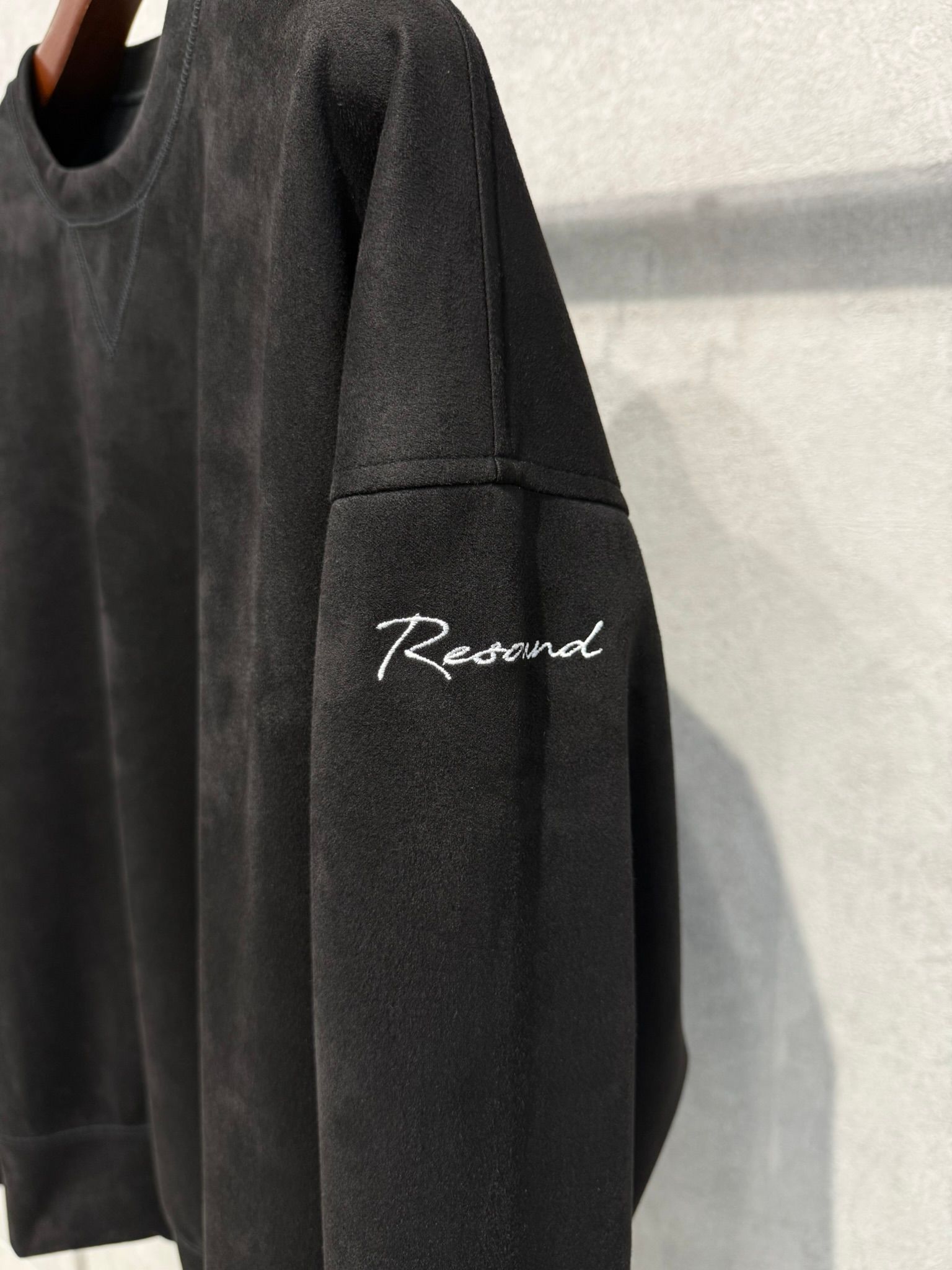 SUEDE DROP TRAINER / RC38-C-005 / スエードトレーナー / ブラック