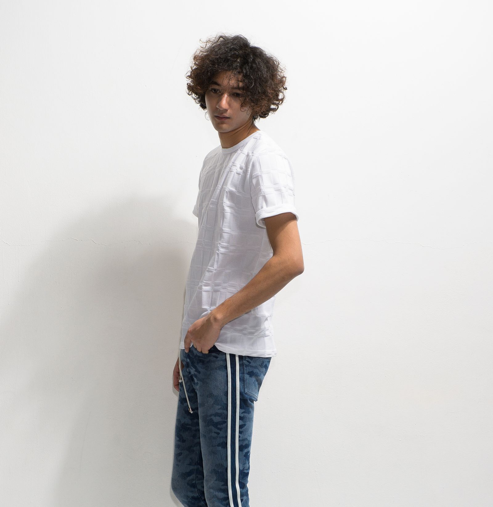【※期間限定販売※】 LYNX ROLL UP TEE / RC20-T-006 / Tシャツ