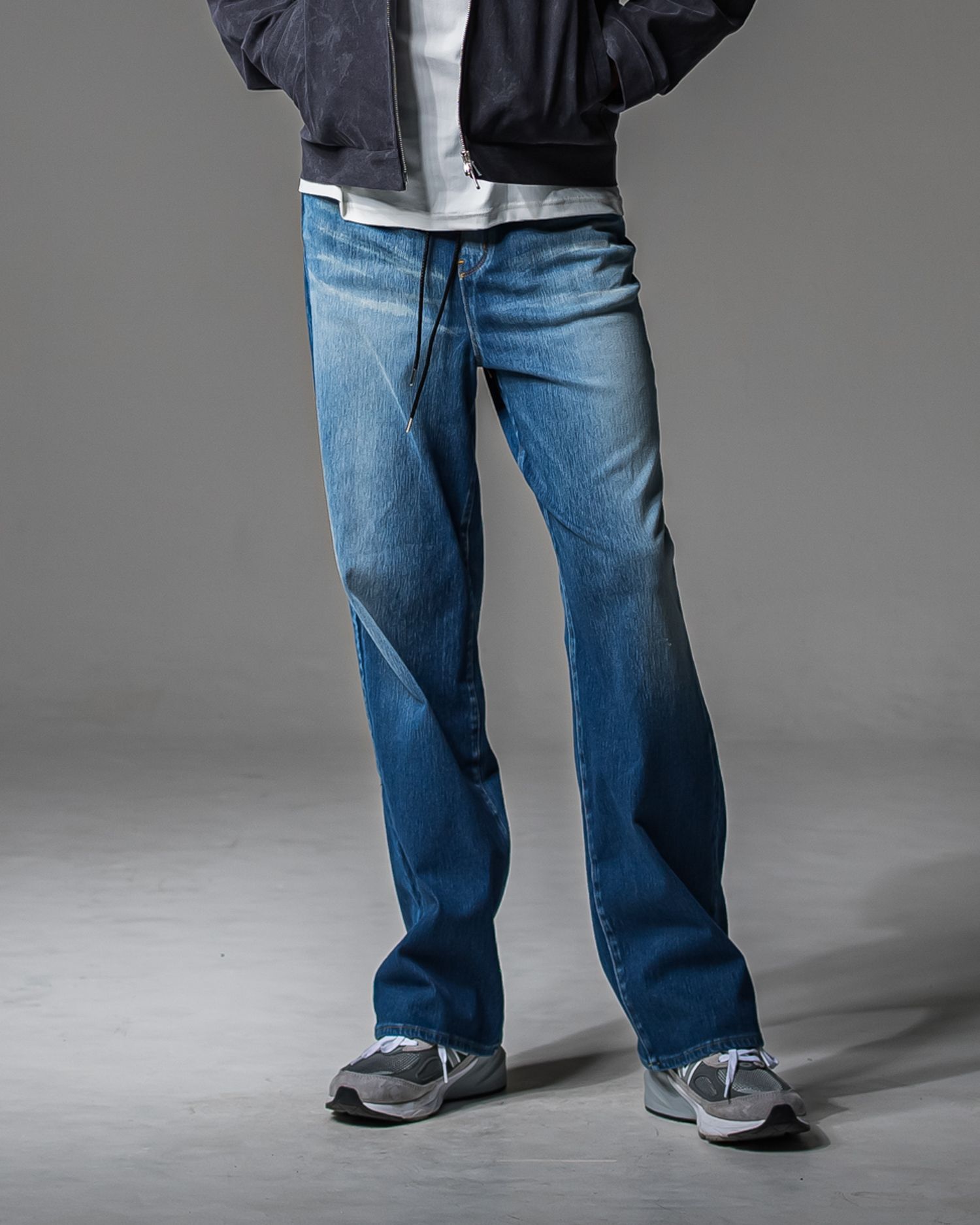 KING DENIM JERSEY / RC37-ST-005 / デニムジャージ バギーワイドパンツ / ライトインディゴ