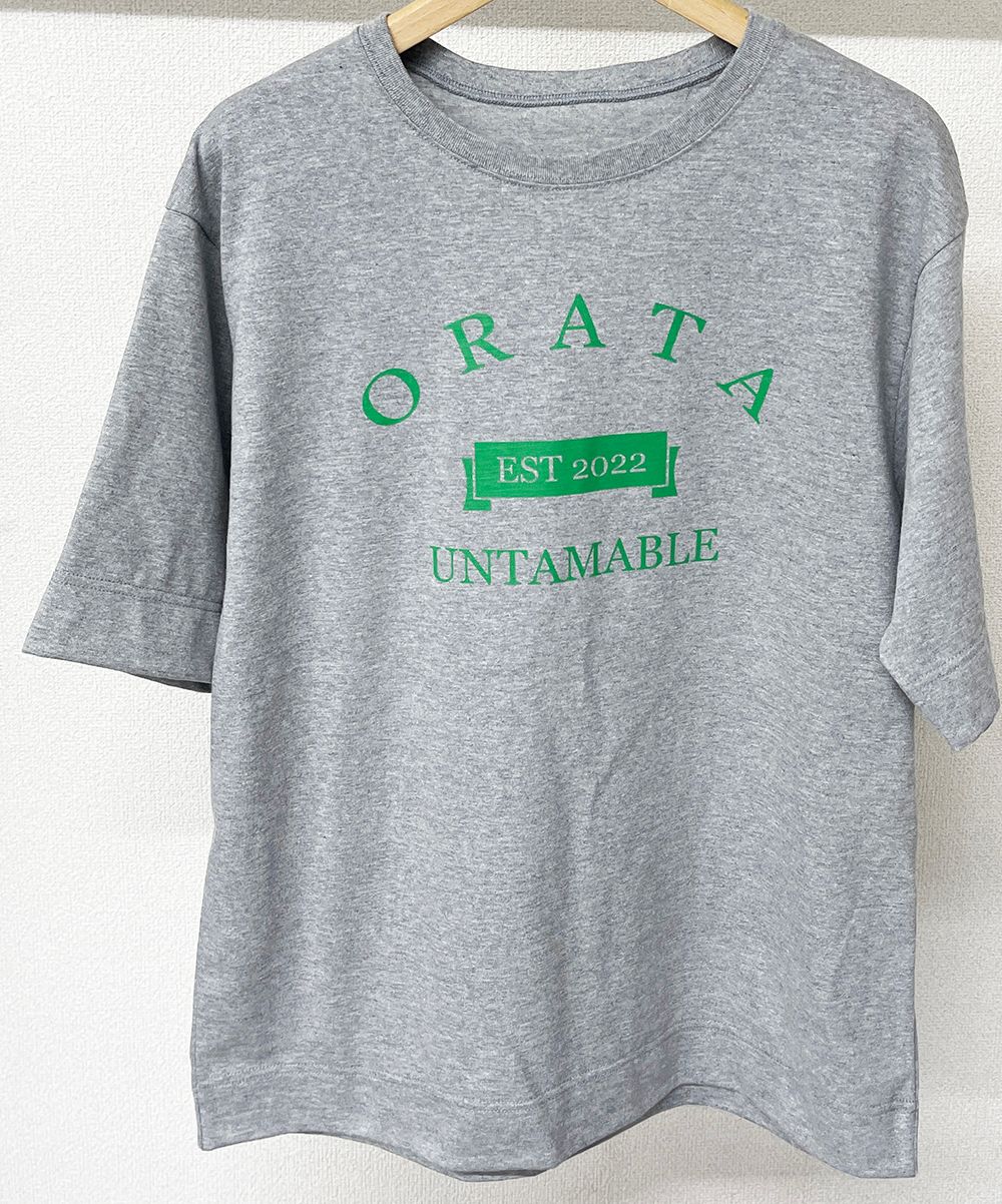 VINTAGE COLLEGE CREW T / OR2-T-001 / プリントTシャツ / グレー (6月中旬入荷予定)