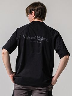 BACK RC RAGLAN OVER TEE / RC39-T-001 / バックロゴラグランビッグTシャツ / ブラック (4月上旬入荷予定)