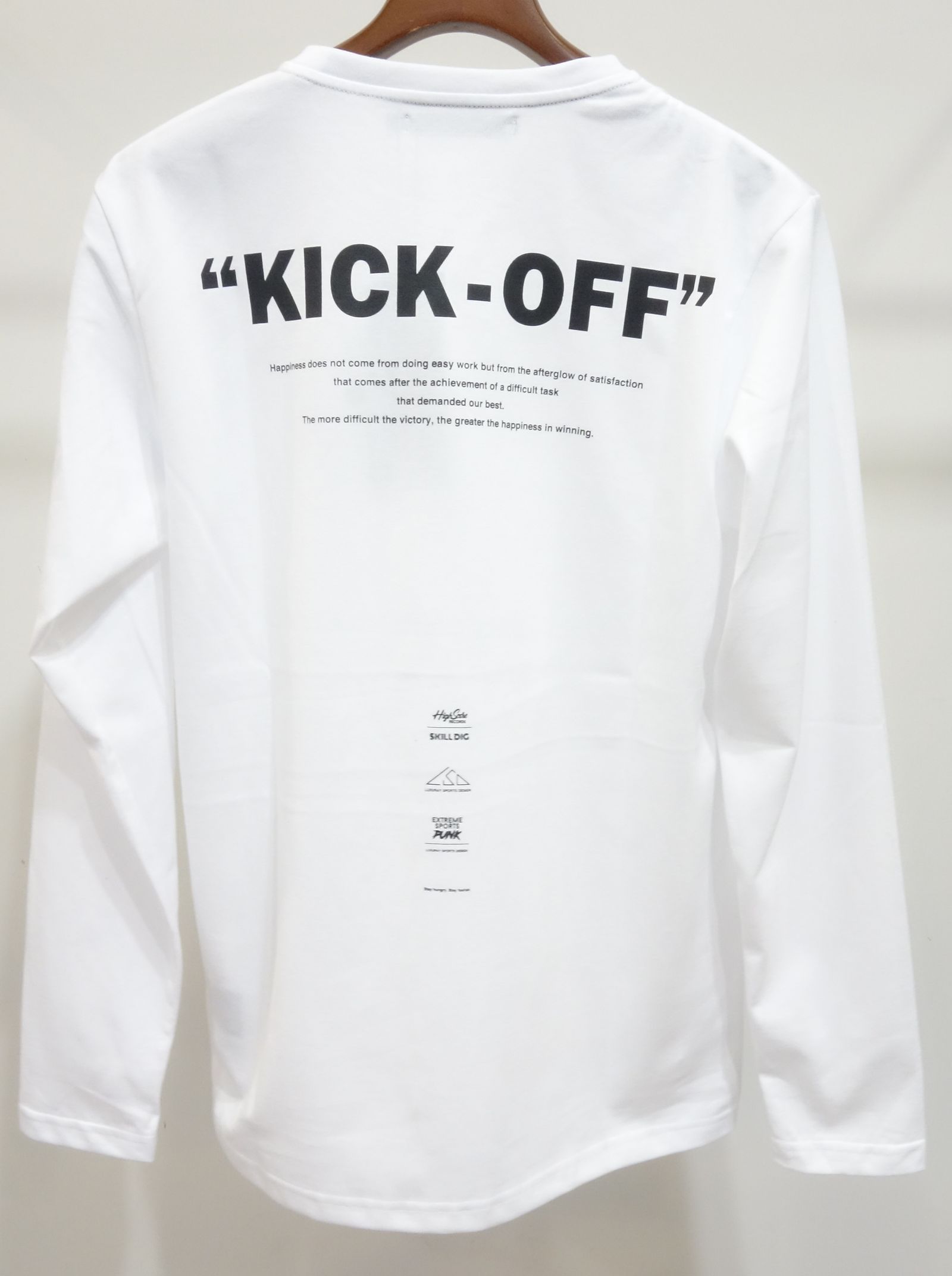 KICK OFF L/S TEE / 11037J / ロングスリーブTシャツ