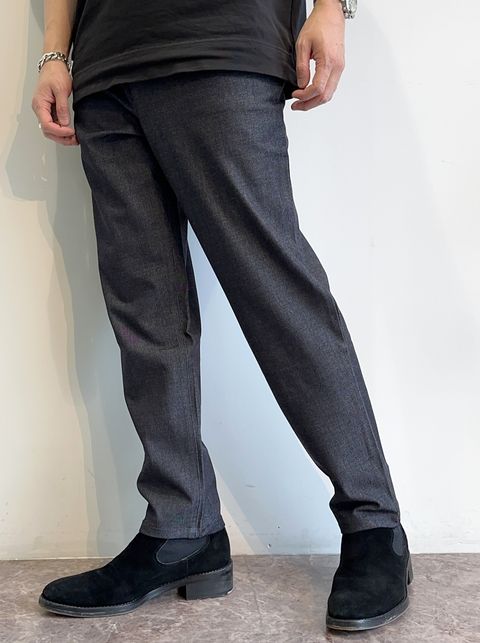 PAT WIDE EASY PANTS / RC31-ST-036 / ベルト付きテーパードワイドパンツ / デニム