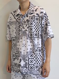 RUSH OVER POLO / RC28-T-006 / ラッシュガードポロシャツ / バンダナホワイト※
