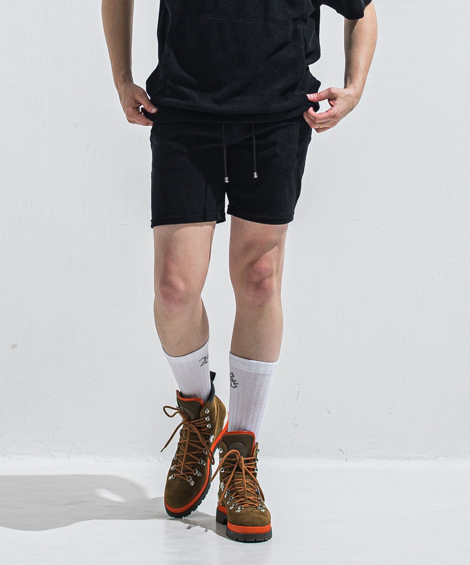 VINTAGE PILE SHORTS / RC40-HP-001 / パイルショーツ / ブラック (5月中旬入荷予定)