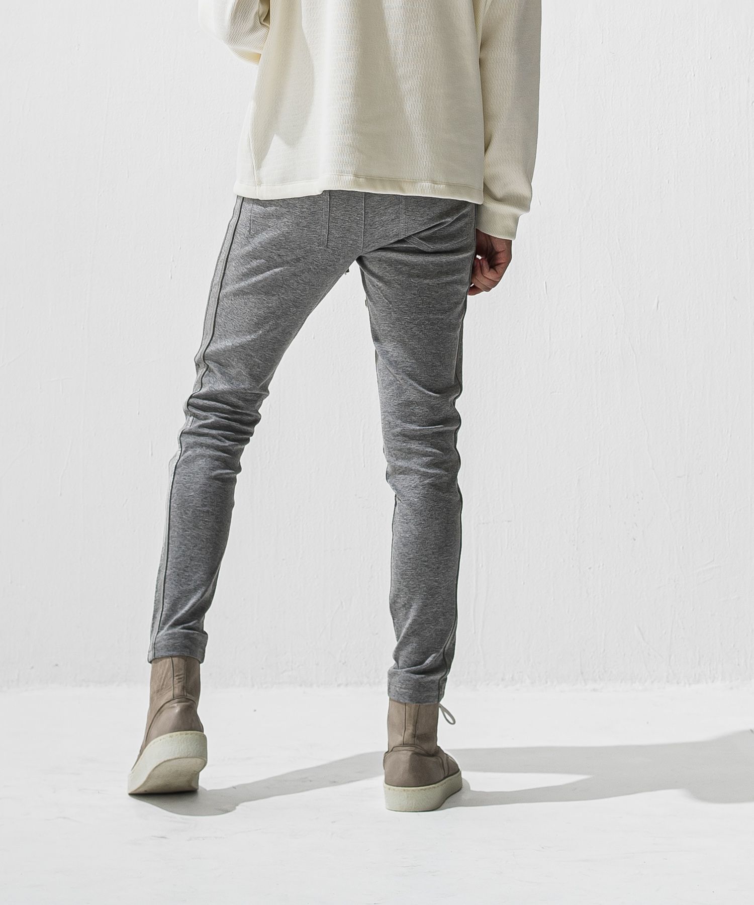 BLIND LINE PT / BASIC-ST-008 / ラインパンツ / グレー×シルバー (1月上旬入荷予定)