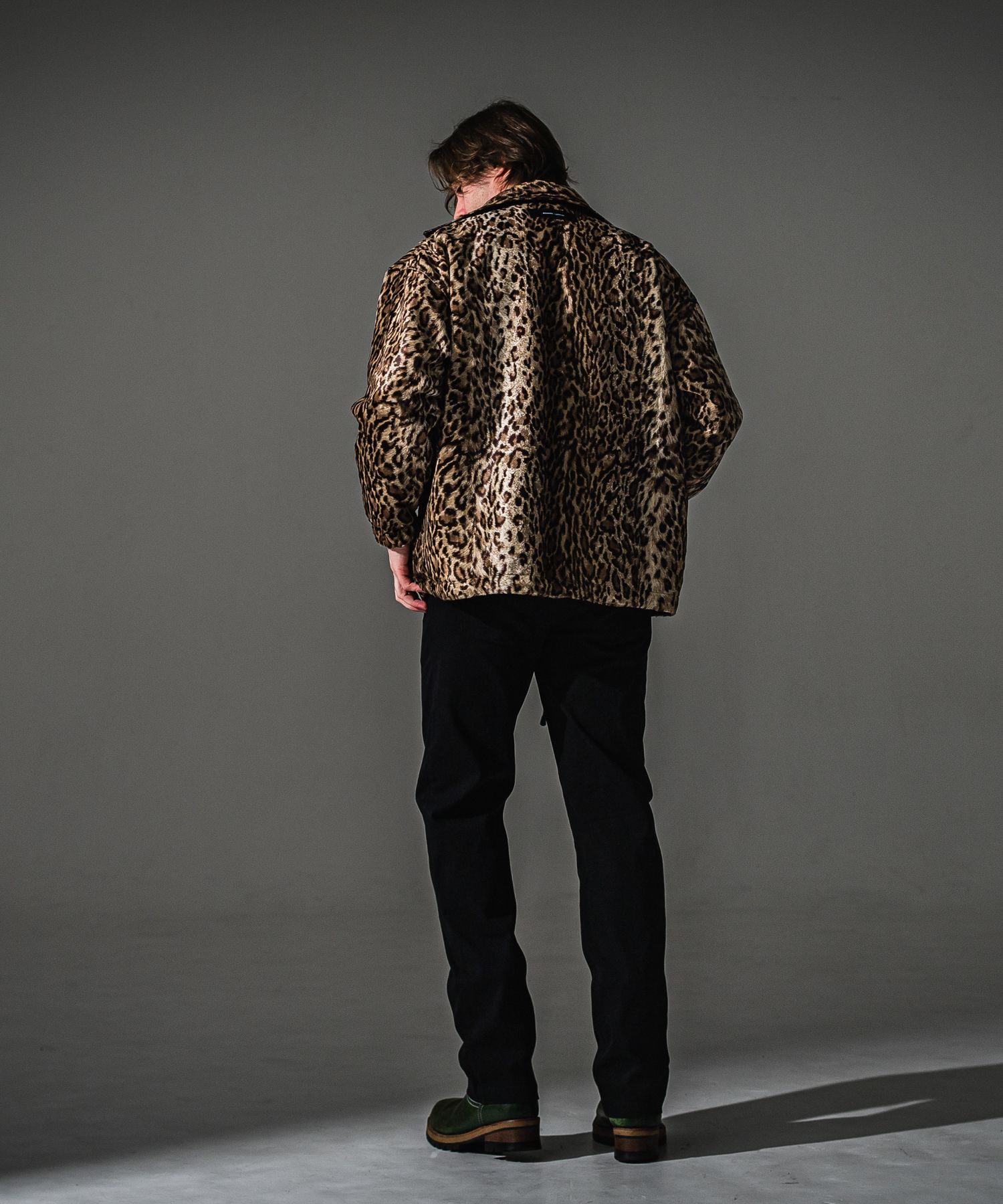 REV COACH JK / RC41-JK-010 / リバーシブルコーチジャケット / ブラック×レオパード (9月下旬入荷予定)