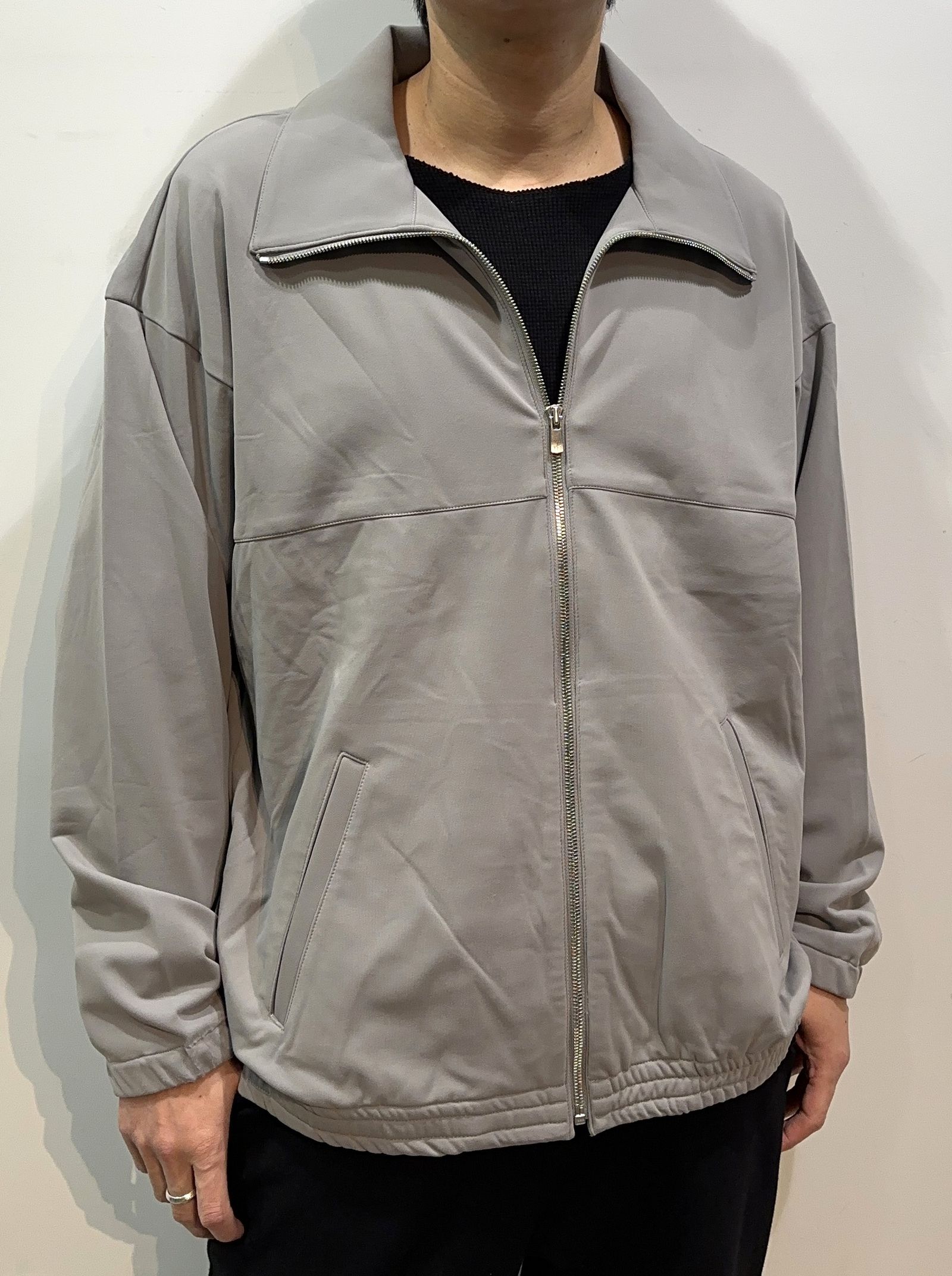 NYLON FLEECE OVER TRACK JK / RC22-C-009 / 裏起毛トラックジャケット / グレー