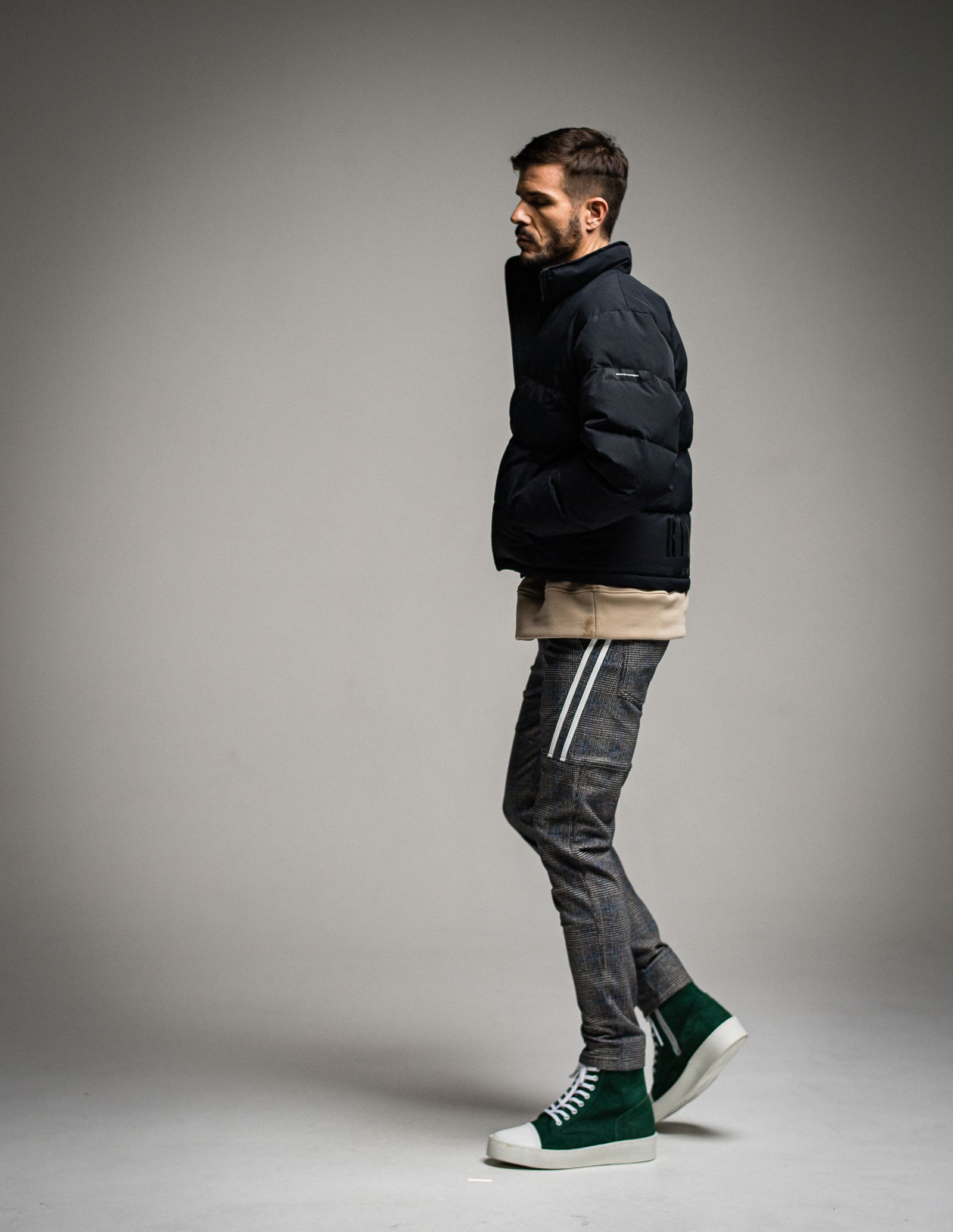 TYLER HEAT LINE PANTS / RC26-ST-026H / 裏起毛イージーラインパンツ / グレンチェックブルー