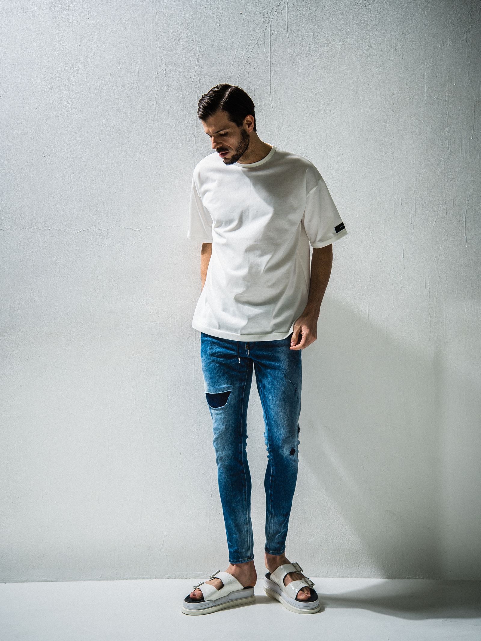 PALM BEACH PHOTO LOOSE TEE / RC24-T-004 / ビッグTシャツ ※