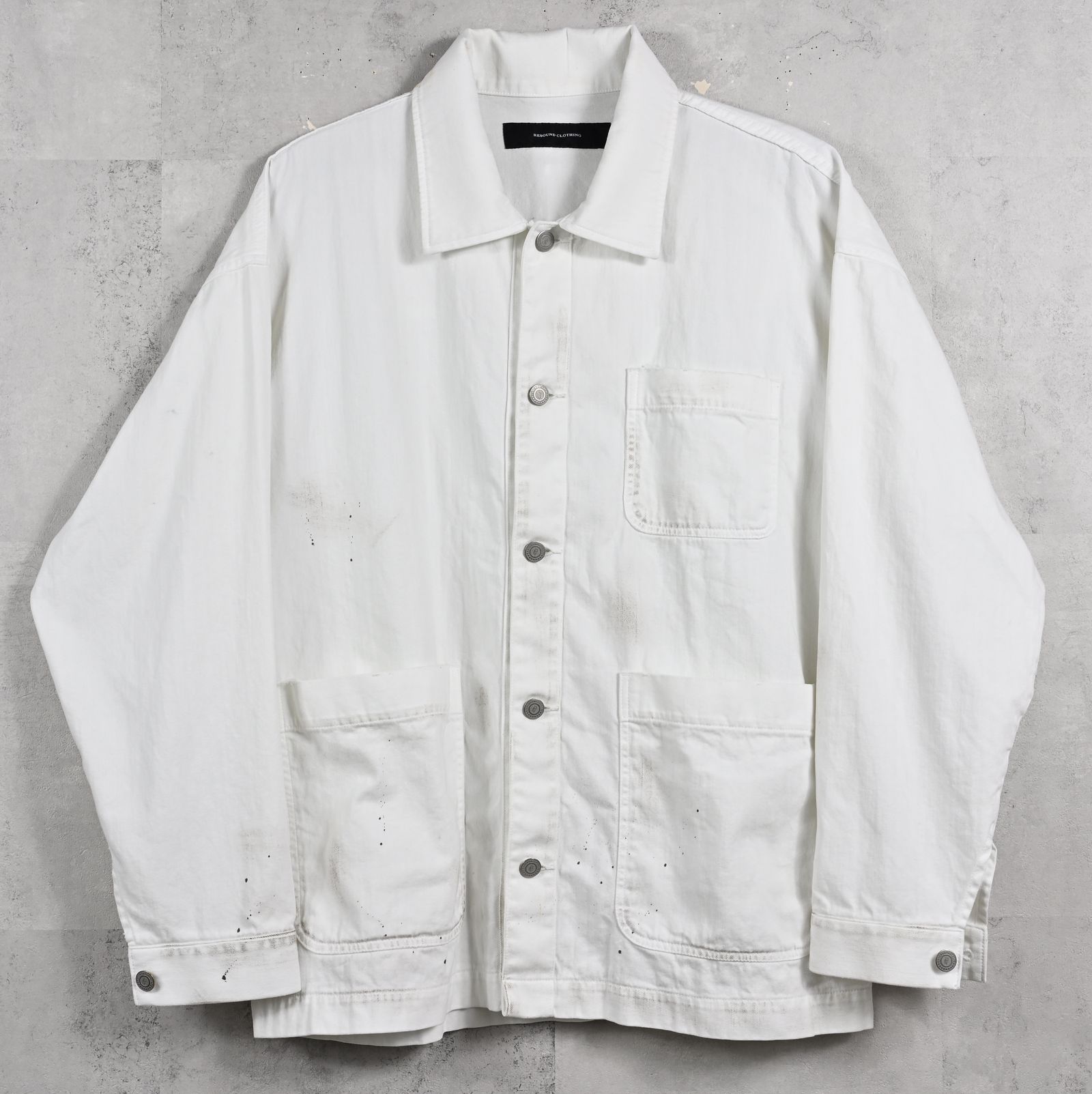 RC CAVER ALL / RC39-JK-004 / デニムカバーオール / ホワイト (2月中旬入荷予定)