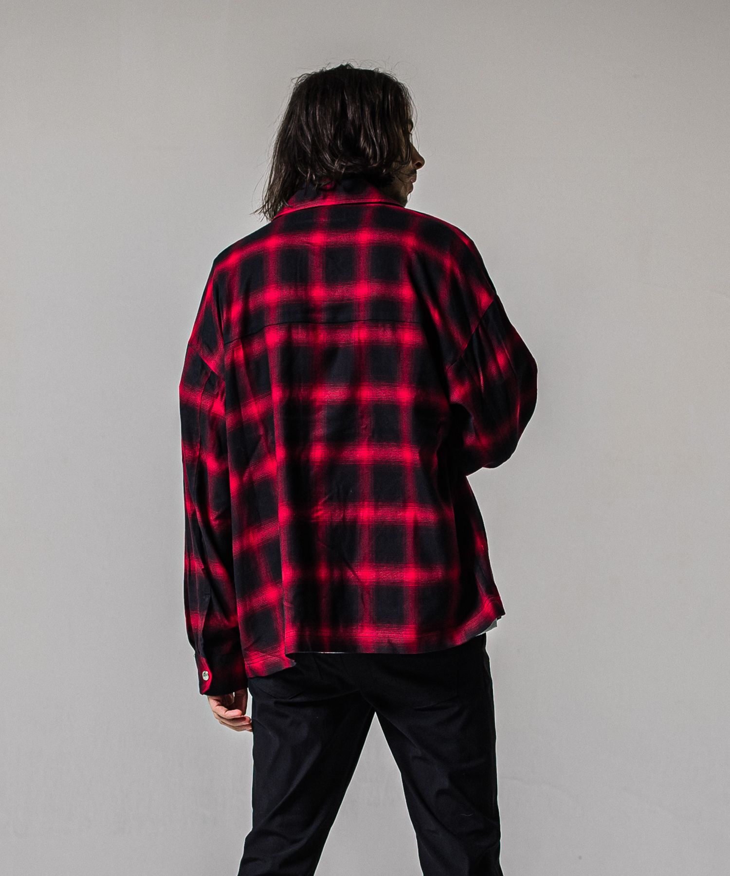 50S CHECK JK / RC39-JK-007C / チェックシャツジャケット / レッド (2月中旬入荷予定)