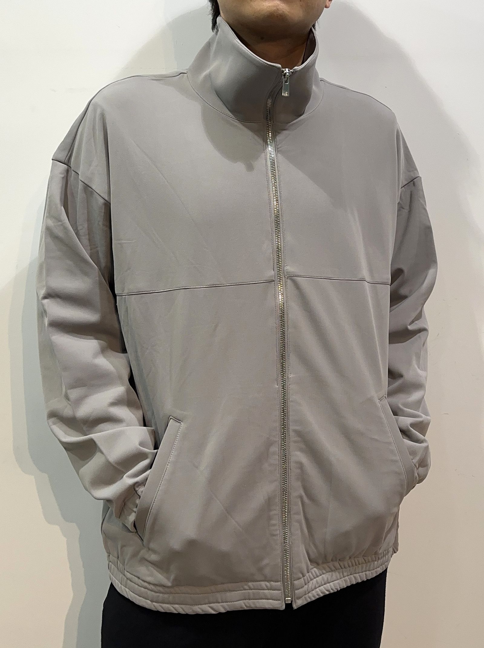 NYLON FLEECE OVER TRACK JK / RC22-C-009 / 裏起毛トラックジャケット / グレー