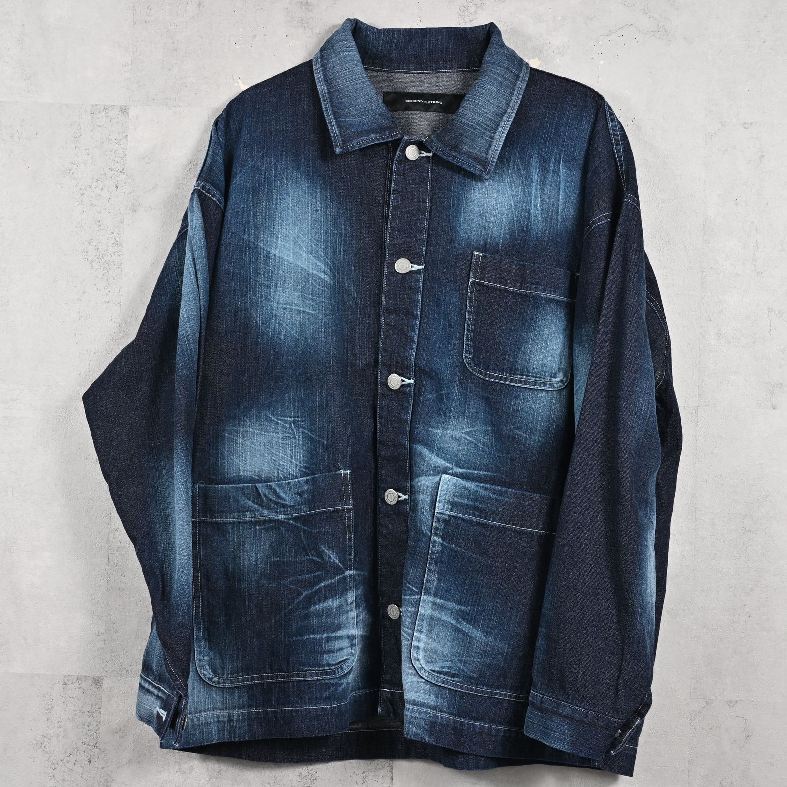 RC CAVER ALL / RC39-JK-004 / デニムカバーオール / ダークインディゴ (2月中旬入荷予定)