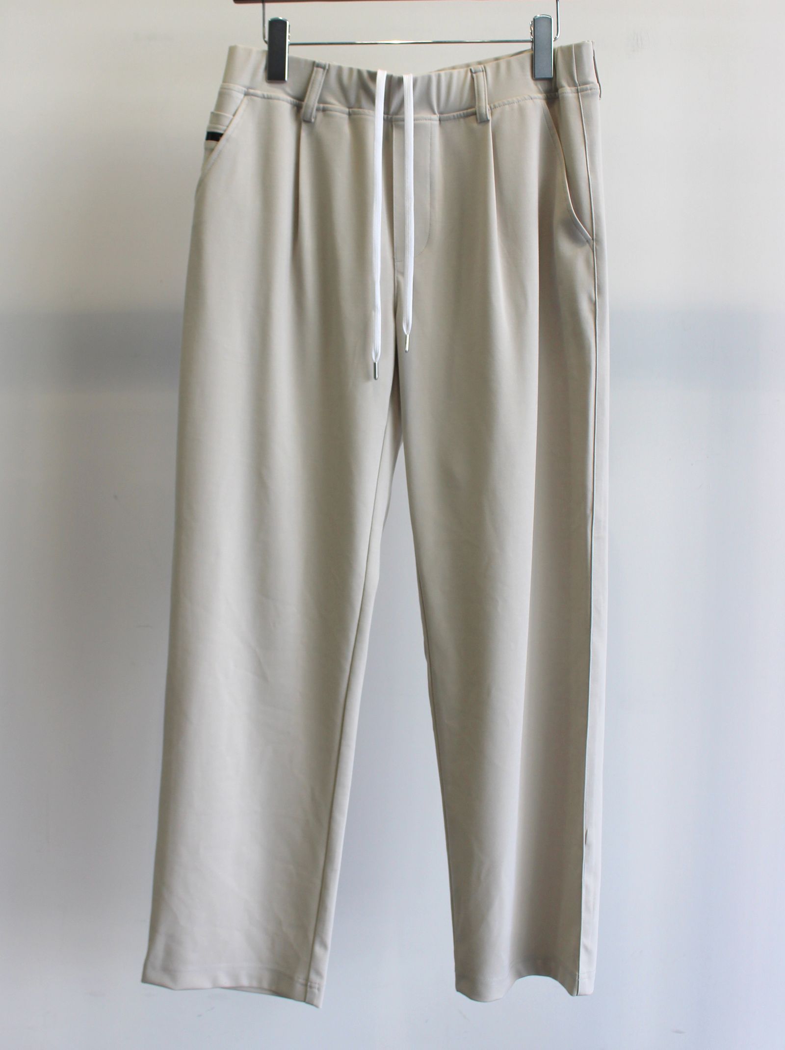 CHRIS EASY WIDE TUCK PANTS / RC32-ST-016WT / ワイドタックパンツ / グレージュ