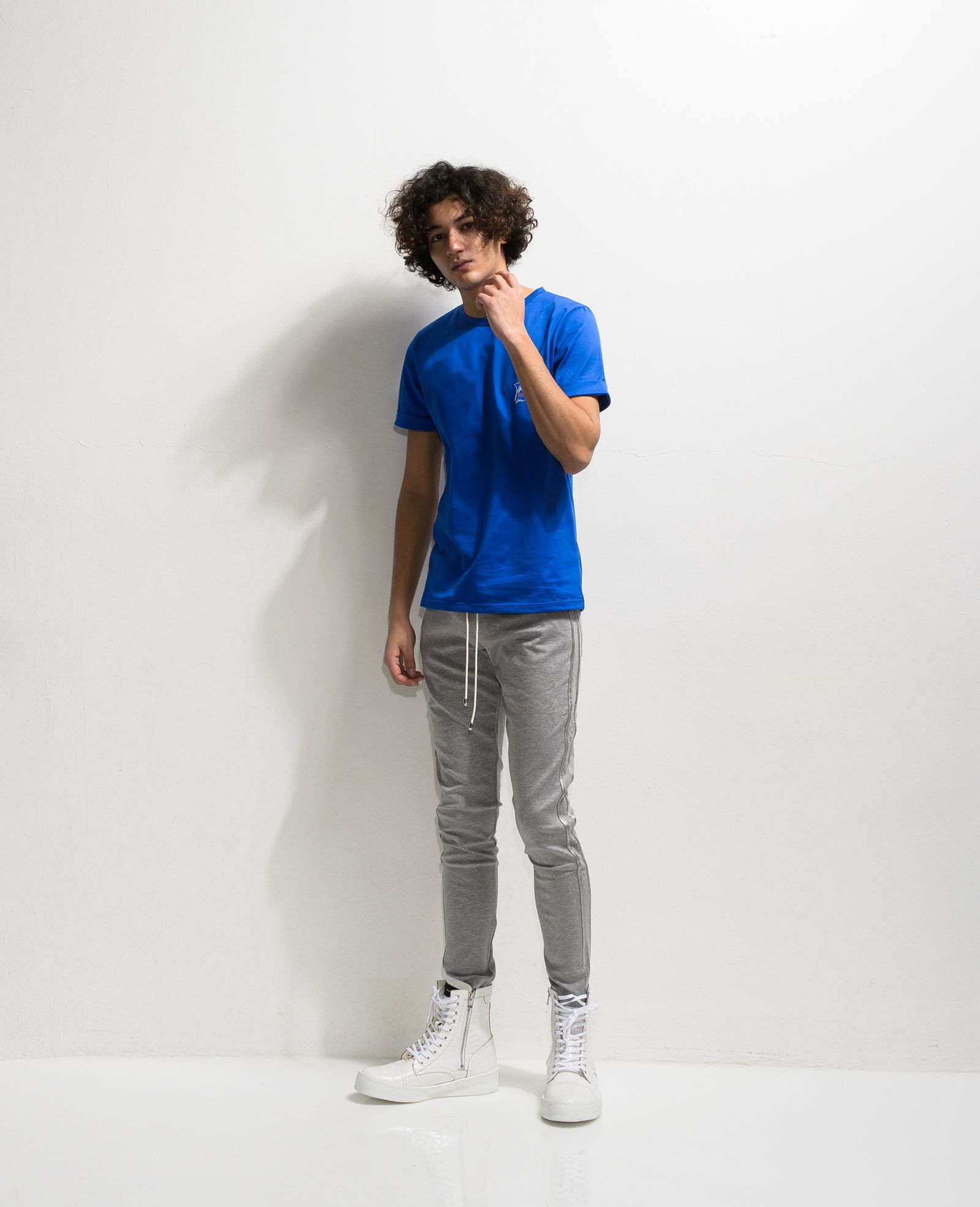 MESSAGE CHEST ROLL UP JERSEY TEE / RC20-T-003 / バックプリントTシャツ ※